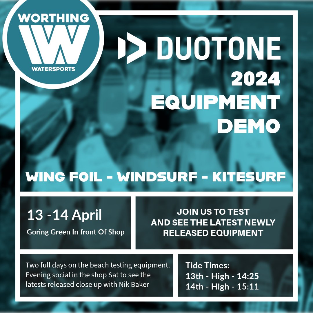 Duotone Demo Weekend 13 - 14 April - Worthing Watersports