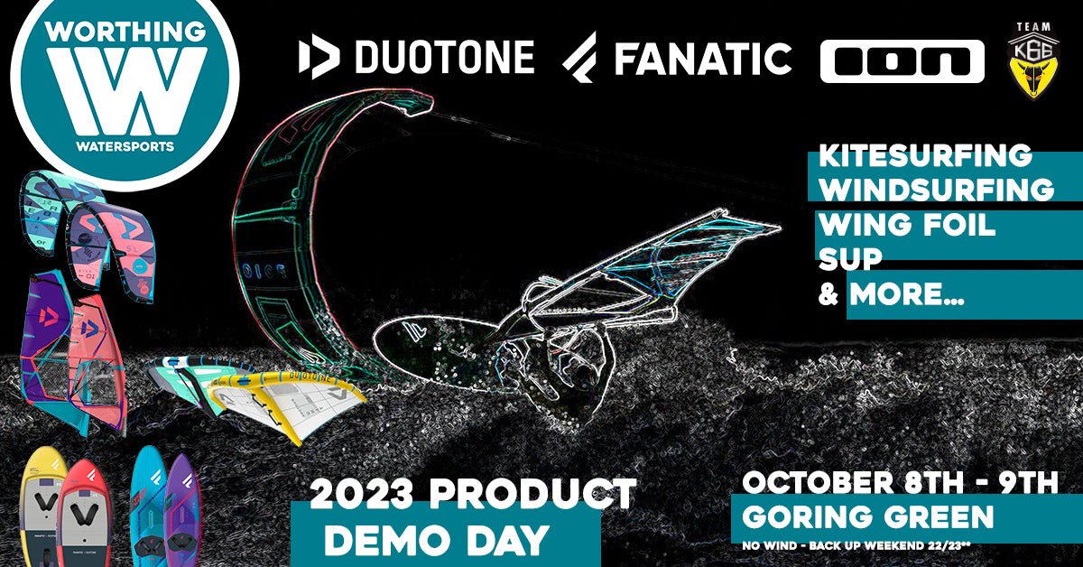 Duotone Fanatic and ION Demo Day on Goring Green! - Worthing Watersports