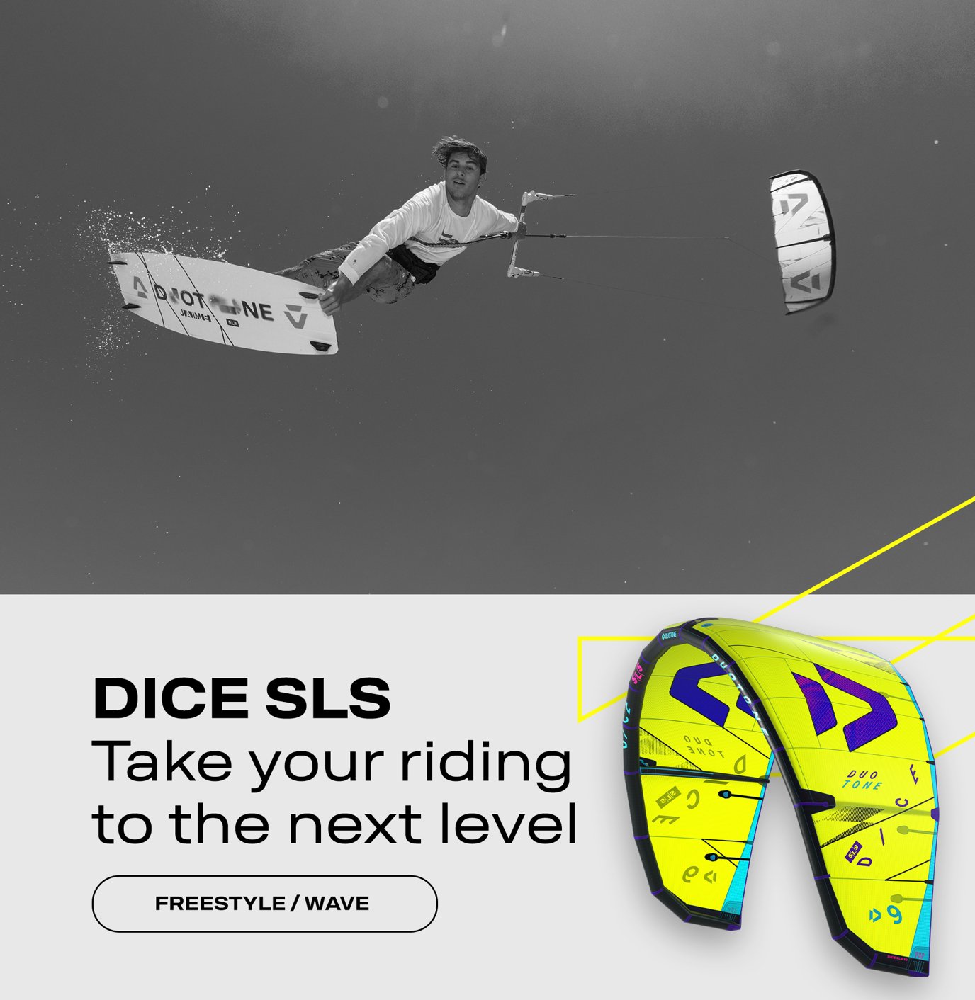 Duotone Kiteboarding Dice SLS 2025 - Worthing Watersports