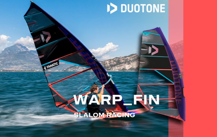 Duotone Windsurfing WARP_FIN 2023 - Worthing Watersports