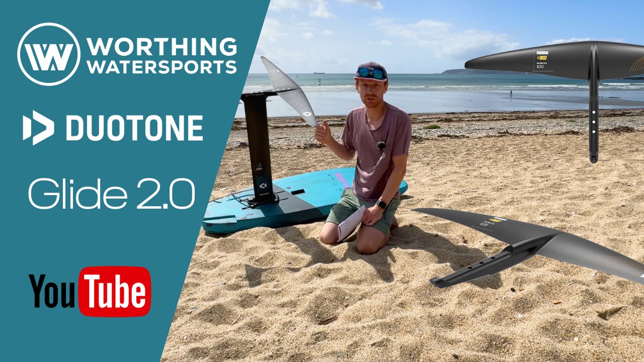 Duotone Wing Foil Glide 2.0 SLS & D/LAB Review - Worthing Watersports