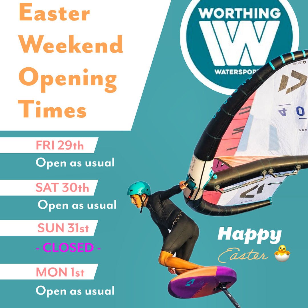 Easter weekend opening times - Worthing Watersports