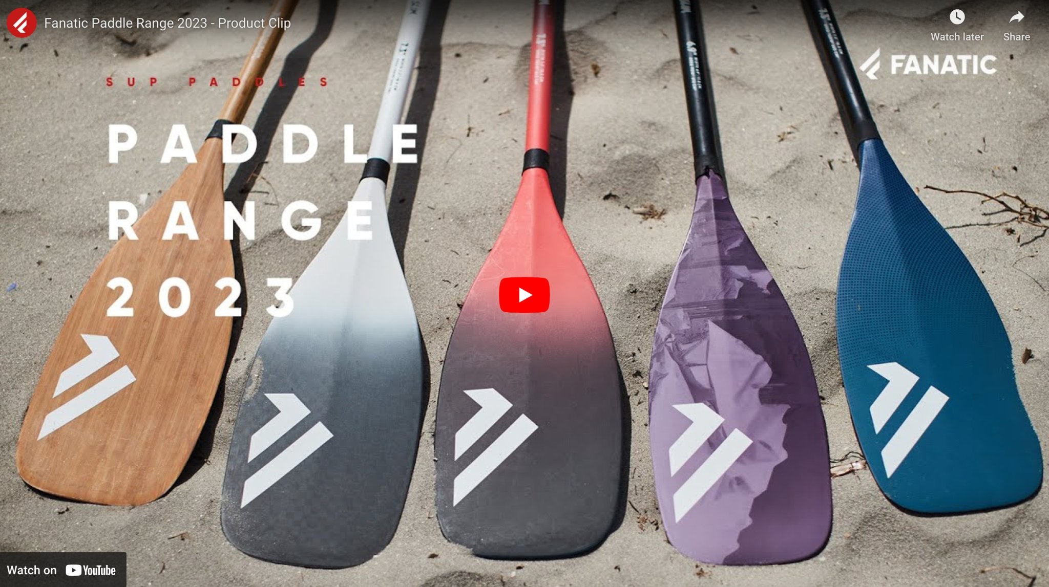 Fanatic 2023 new paddle range - Worthing Watersports