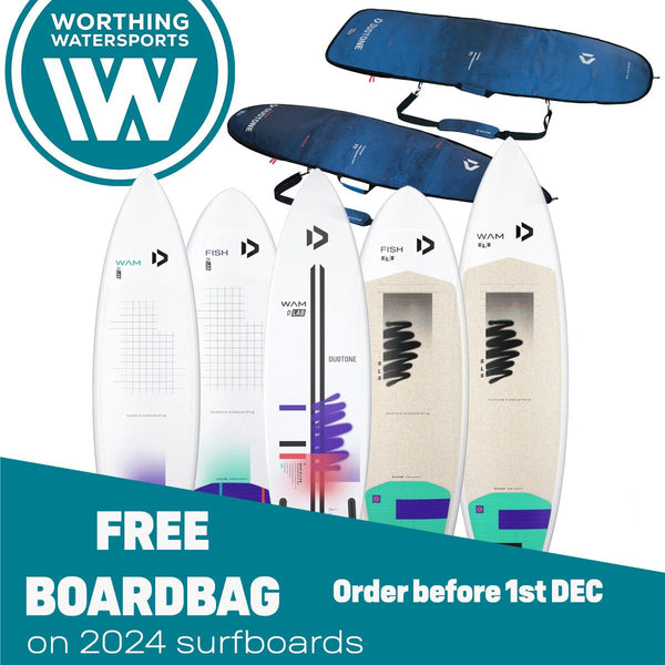 Free Duotone Boardbag with Any 2024 Duotone Surfboard