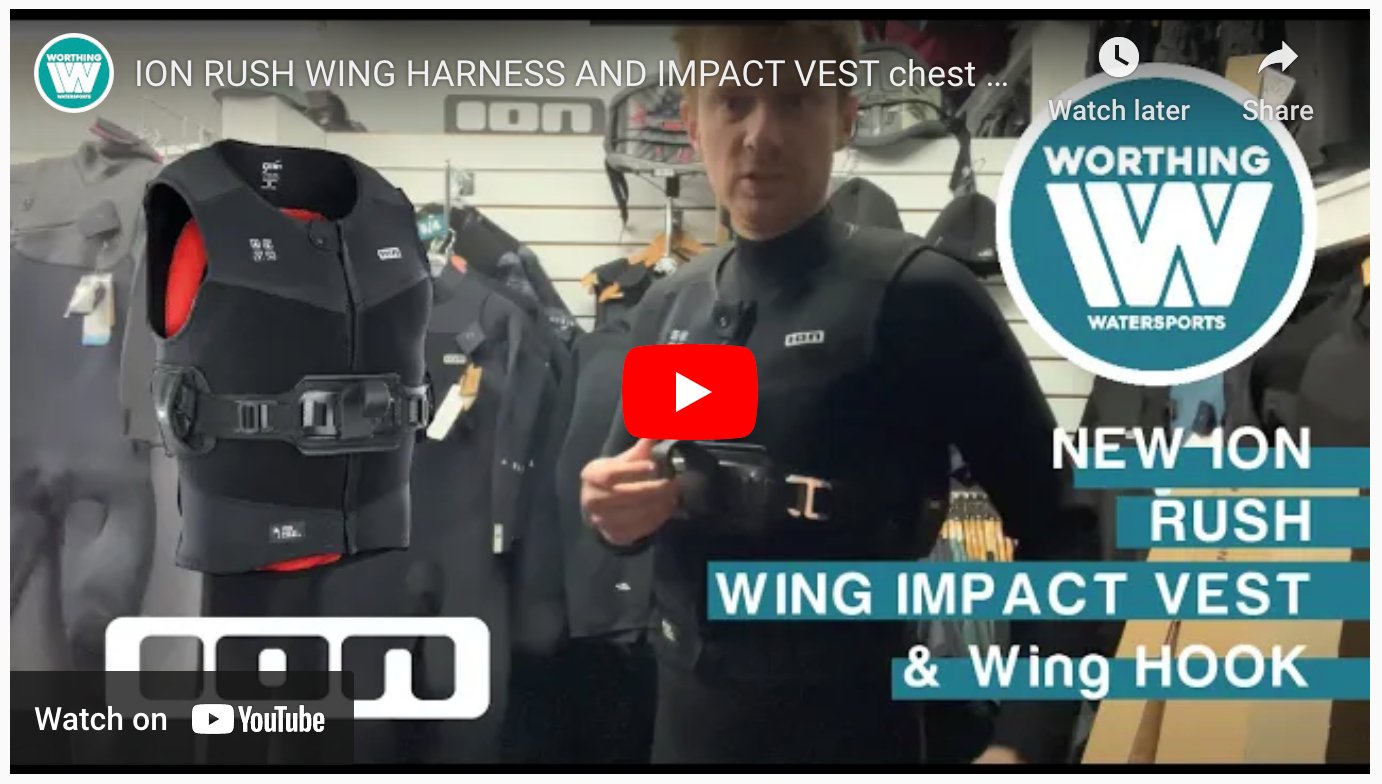 ION RUSH WING HARNESS AND IMPACT VEST chest and waist harness - Worthing Watersports