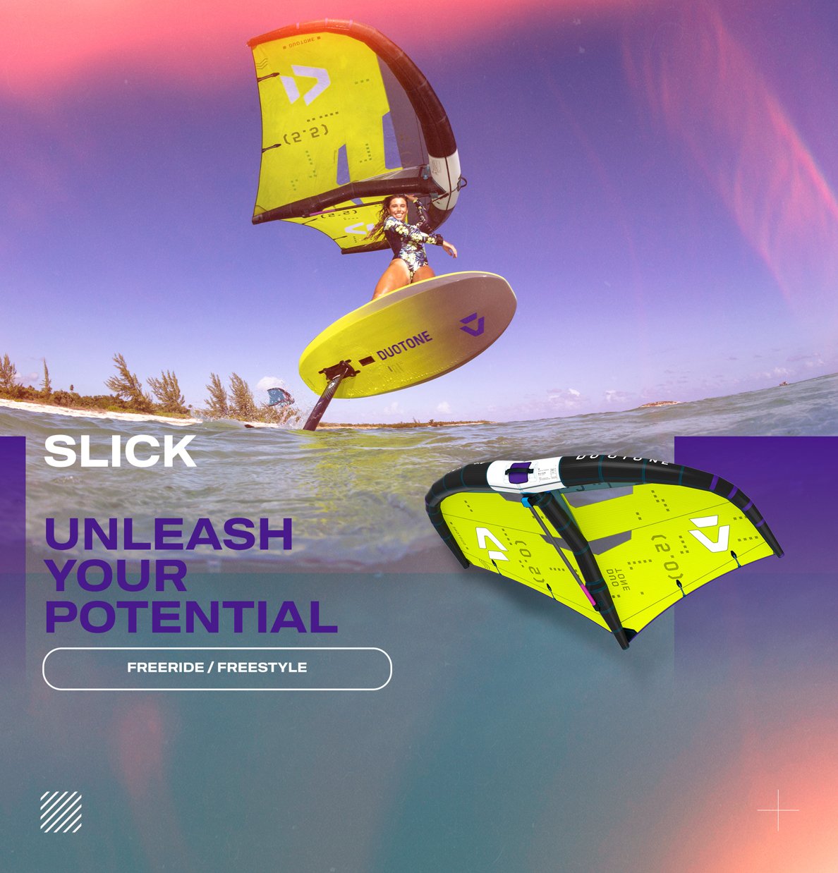 NEW Duotone Wing Foil Slick 2024 - Worthing Watersports