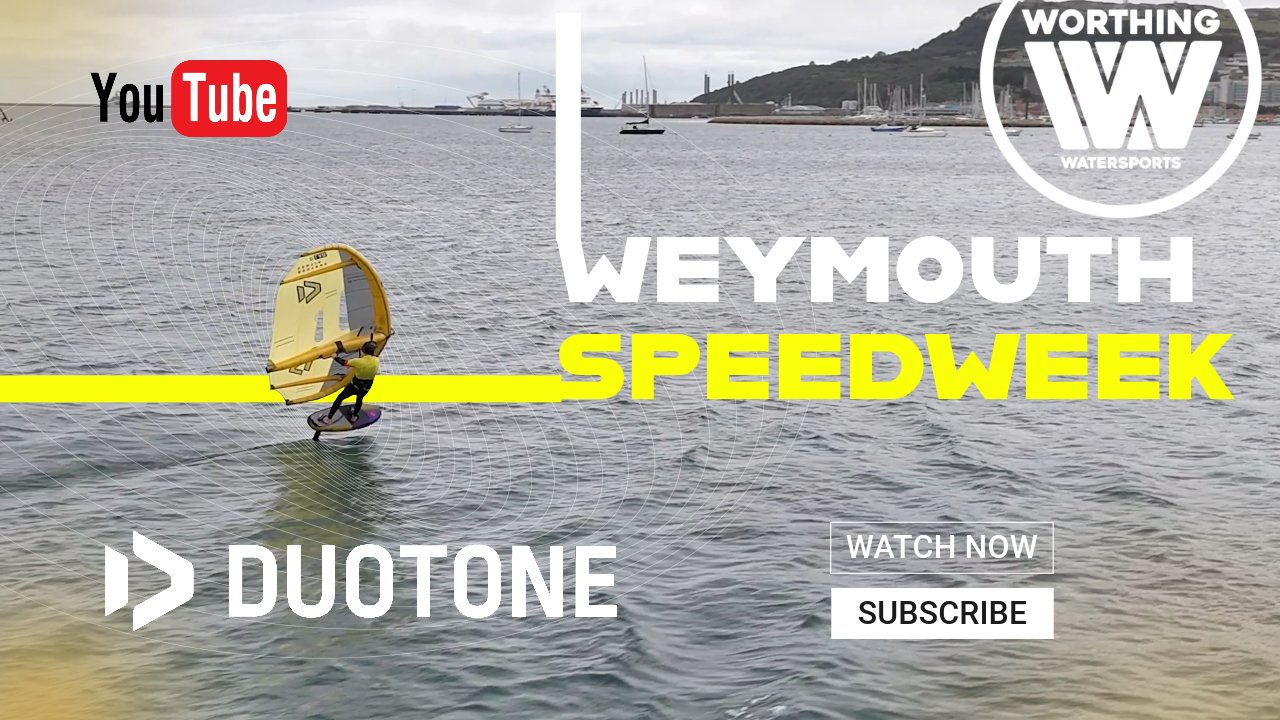 New YouTube Video - Weymouth Speed Week - Light Wind Wing Foil - Worthing Watersports