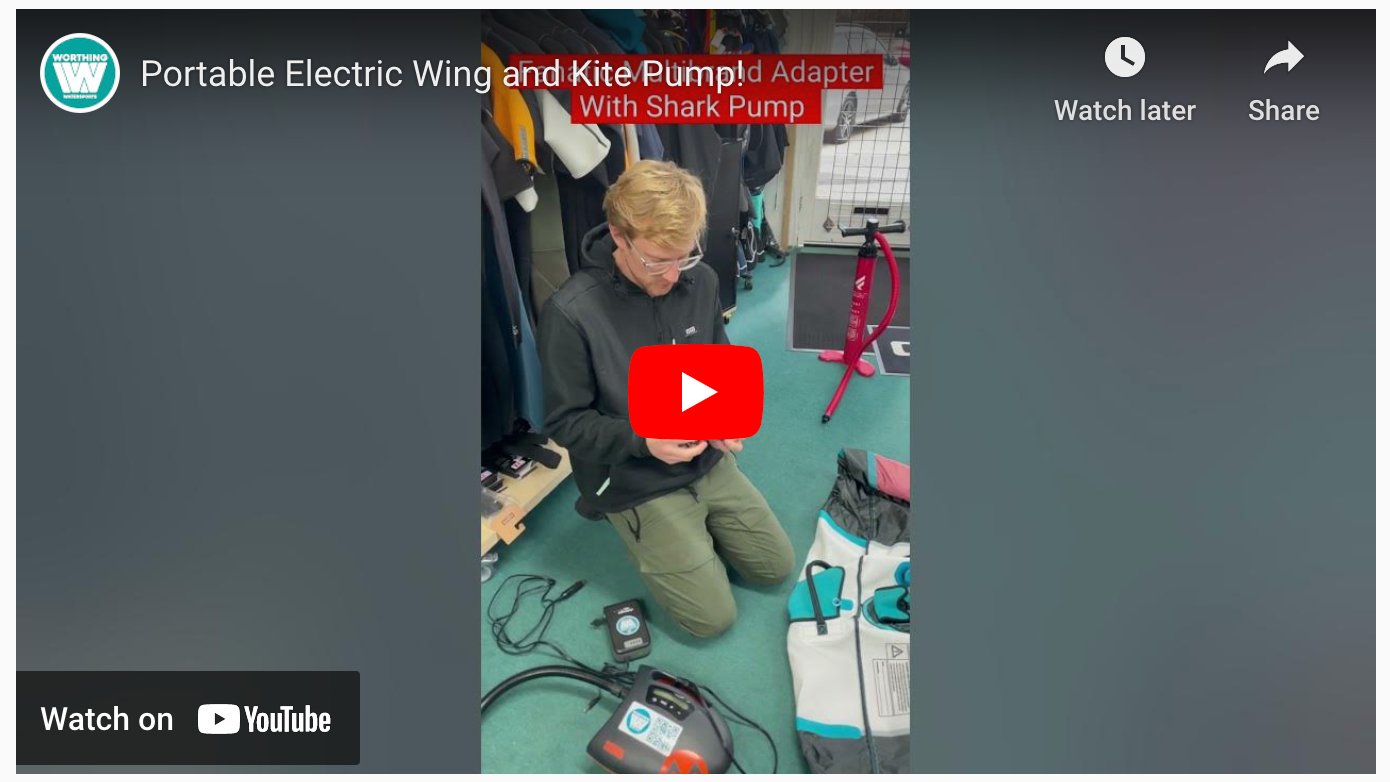 Portable Electric Wing and Kite Pump! - Worthing Watersports