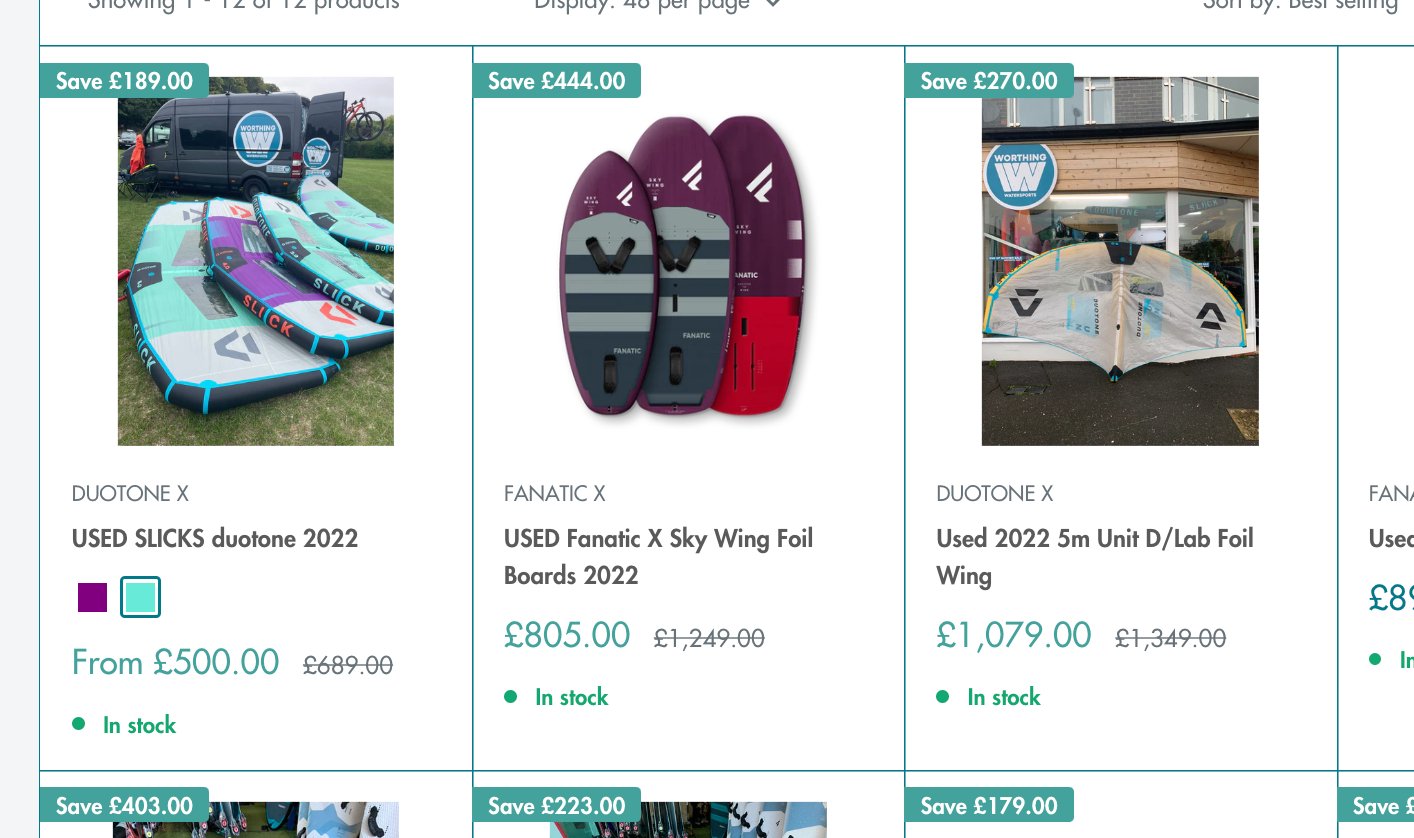 USED Fanatic X Sky Wing Foil Boards 2022 - Worthing Watersports