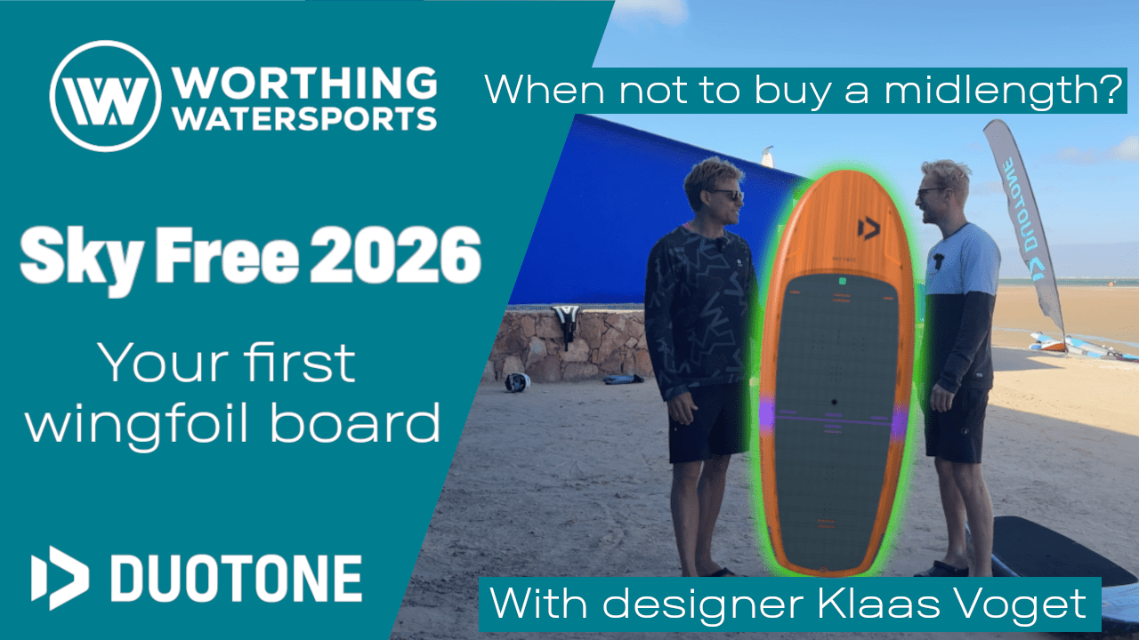 Your first Wing Foil board - with Duotone designer Klaas Voget - Worthing Watersports