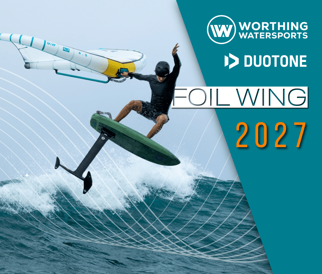 Duotone Wing Foiling 2027 – Unit D/LAB Aluula Gold, Unit SLS, Sky Style, Skybrid & Glide 3.0 Foils - Worthing Watersports