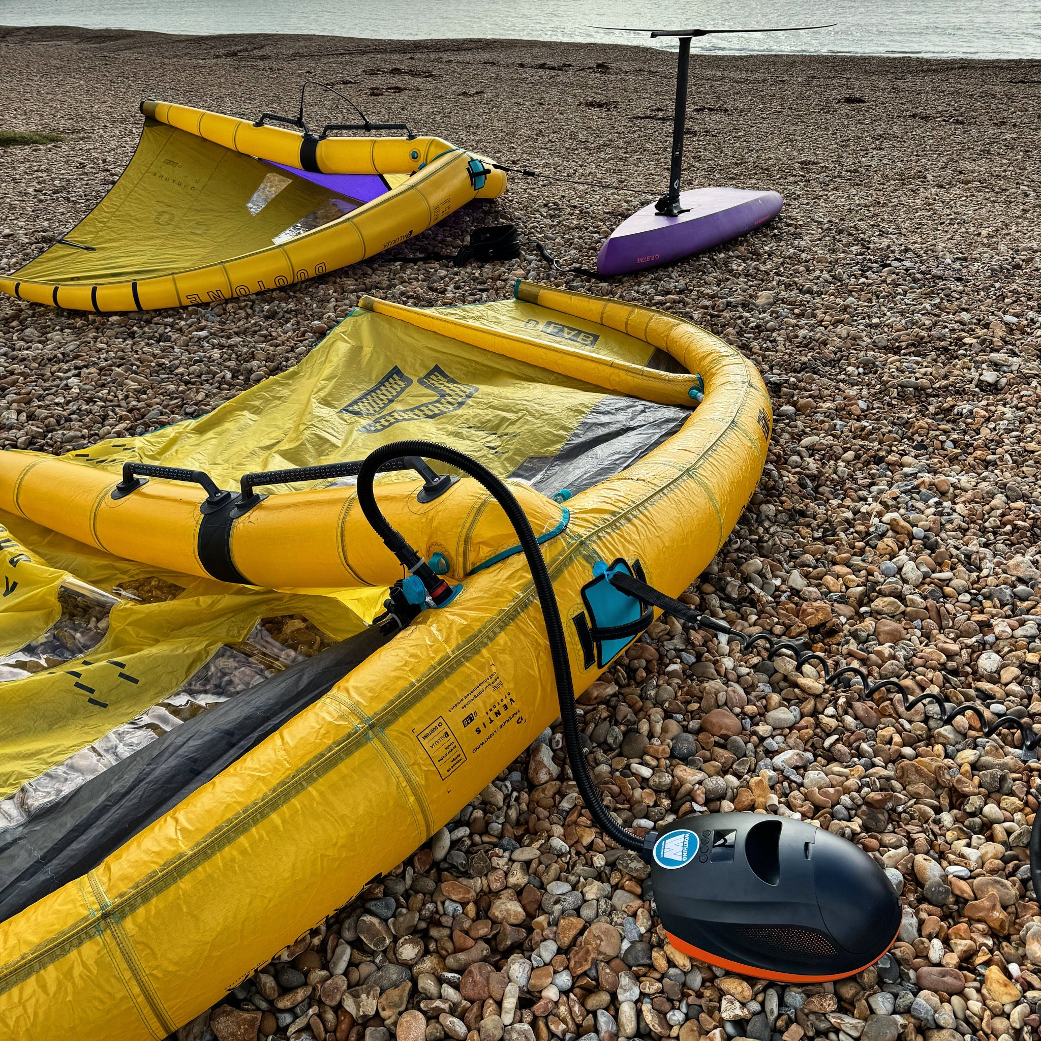 Duotone Manual and Electric Kite, Wing Pumps - Worthing Watersports