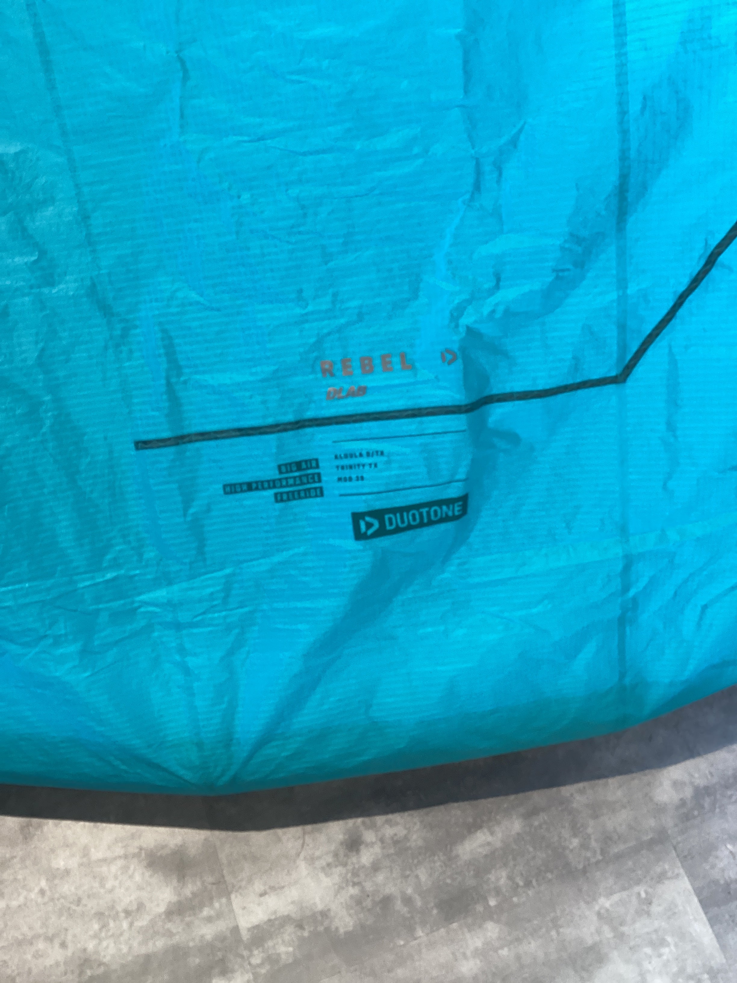 Used Duotone Rebel D/LAB 2026 9m - The Flagship Big Air Freeride Kite