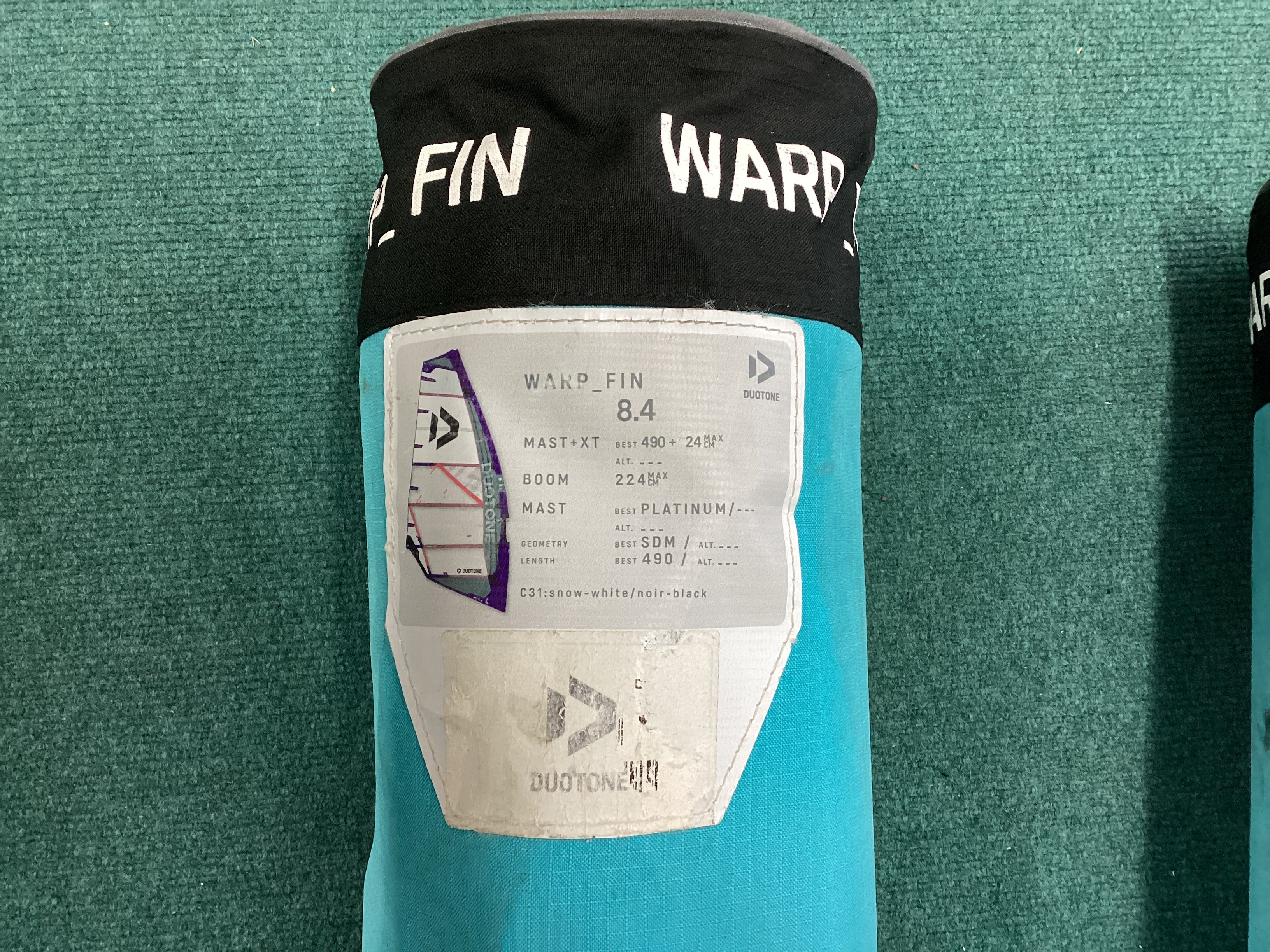 Used Duotone Warp Fin 2025 7.8m