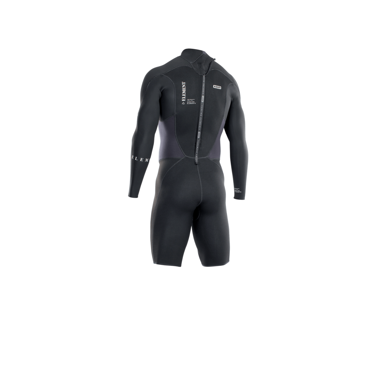 ION Men Wetsuit Element 2/2 Shorty Longsleeve Back Zip 2022