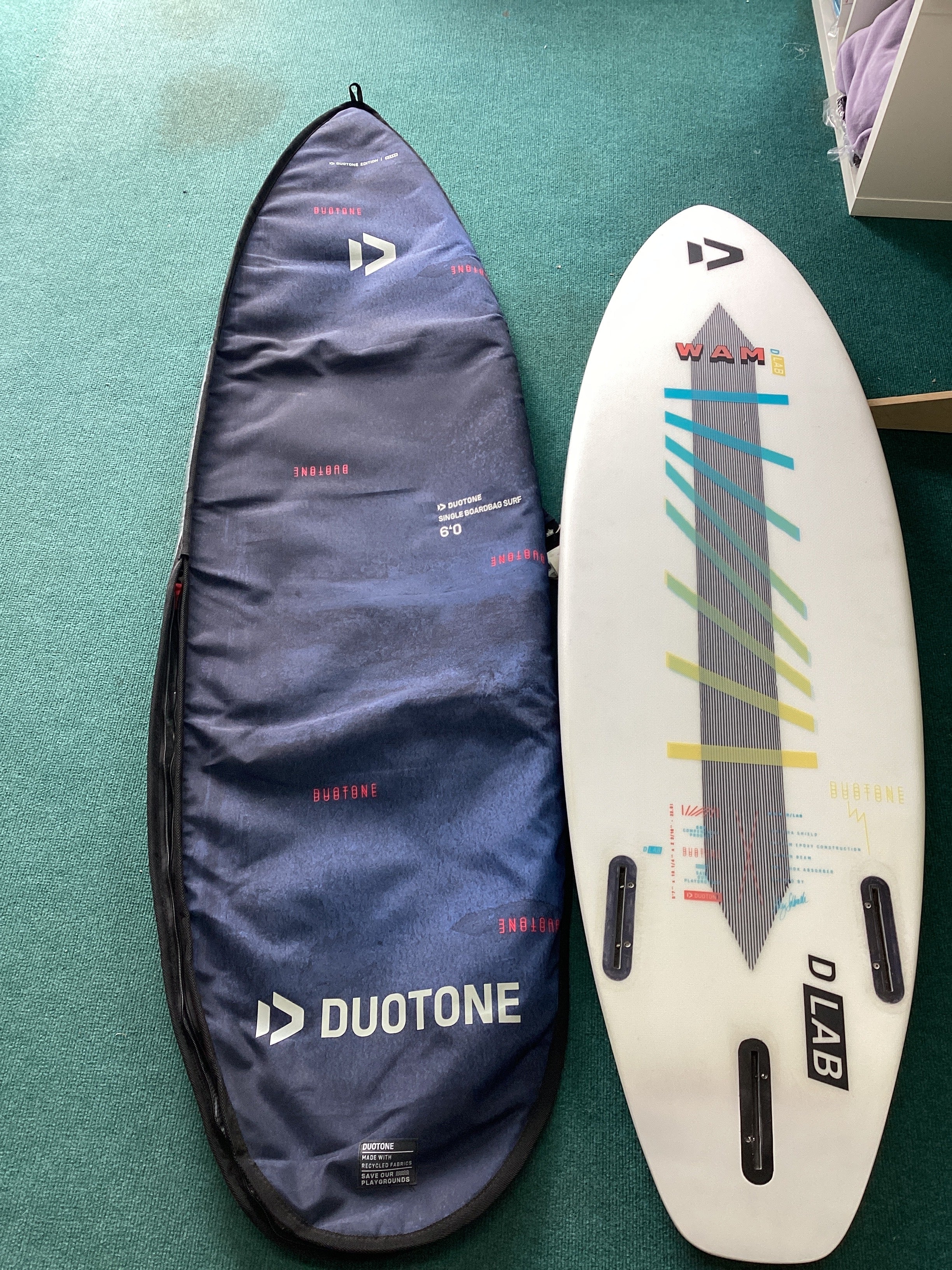 Duotone WAM D/lab kitesurfing board 5'7" 2022