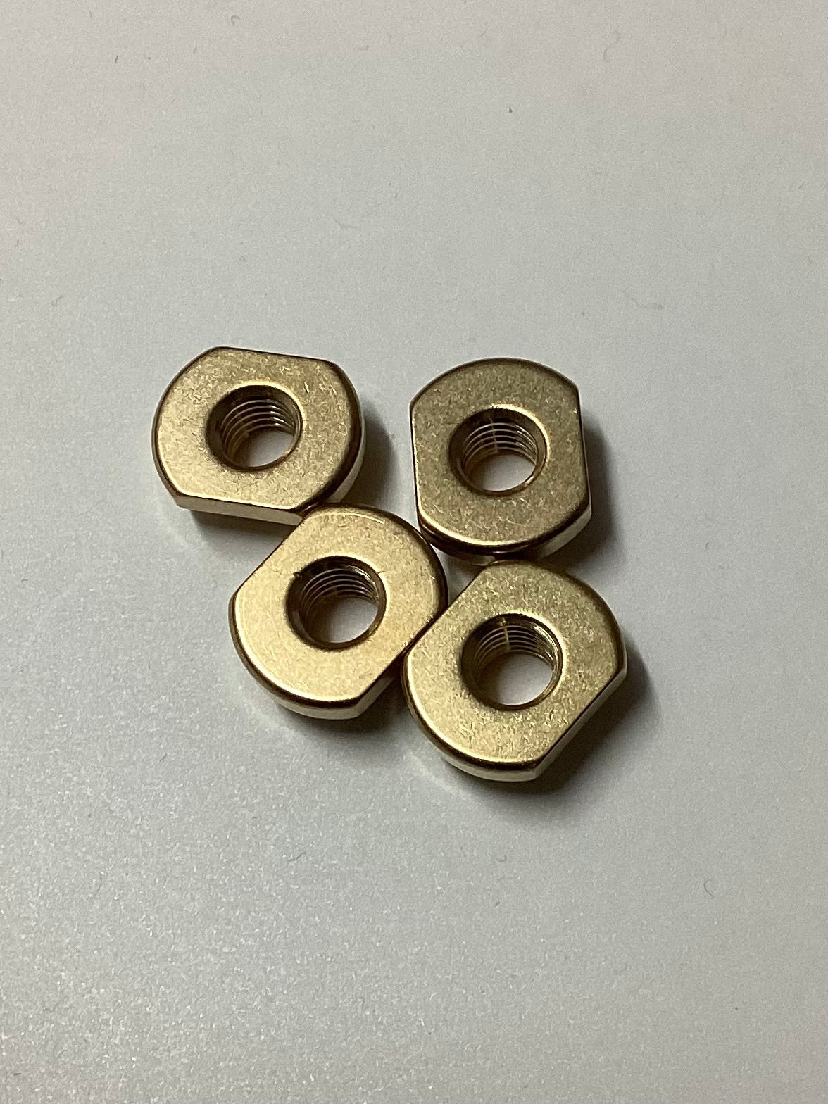 Brass Track Nut M8 and M6