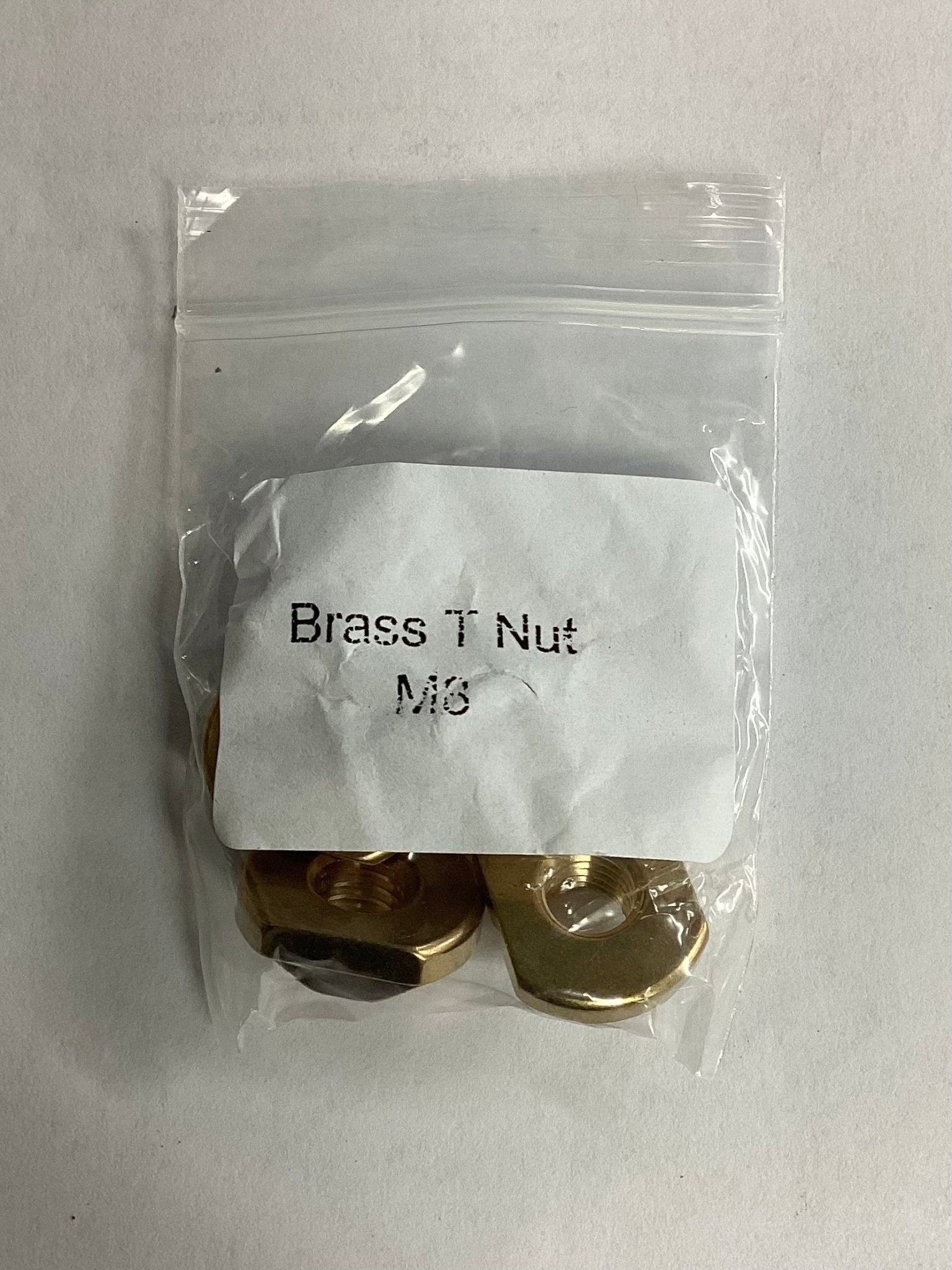 Brass Track Nut M8 and M6