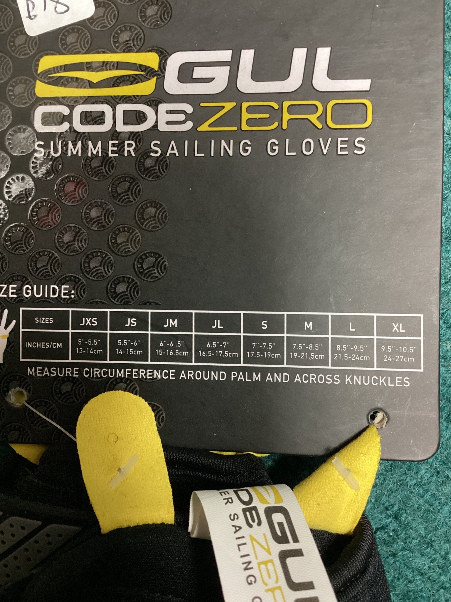 GUL Code Zero Summer Full Finger Glove