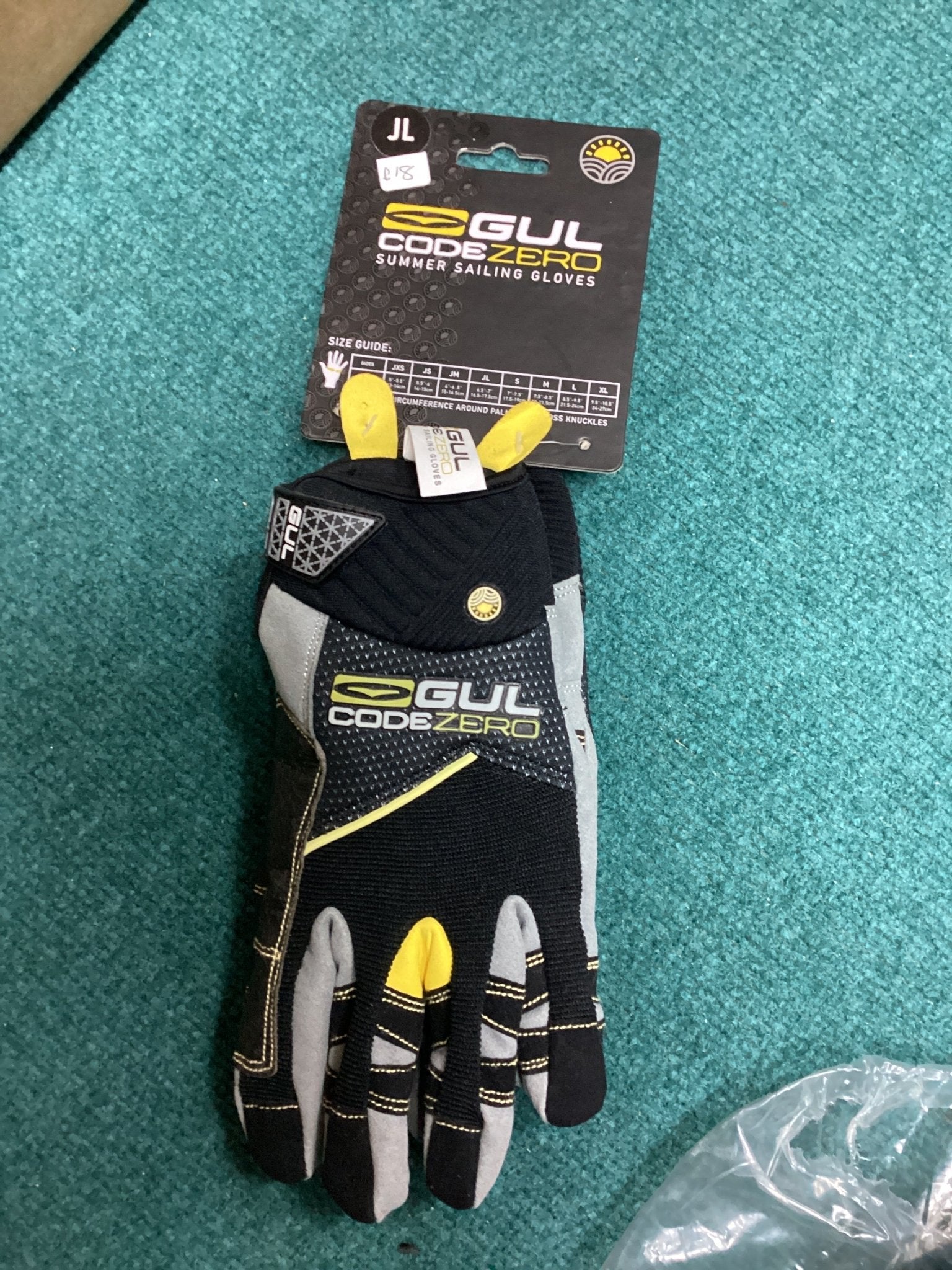 GUL Code Zero Summer Full Finger Glove