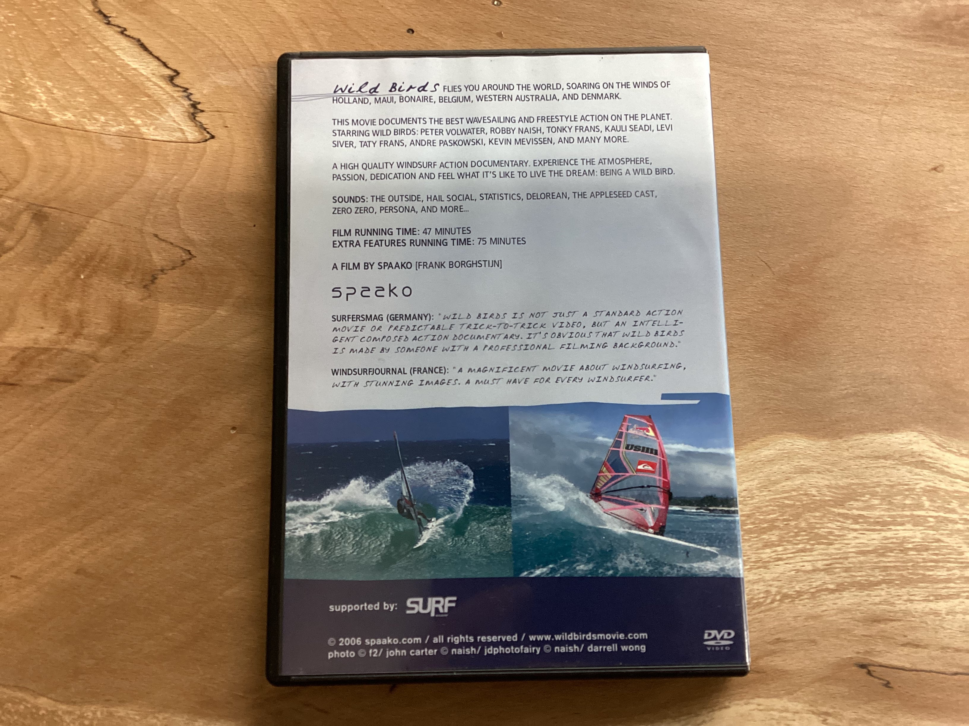 Wild Birds - A windsurf action documentary DVD