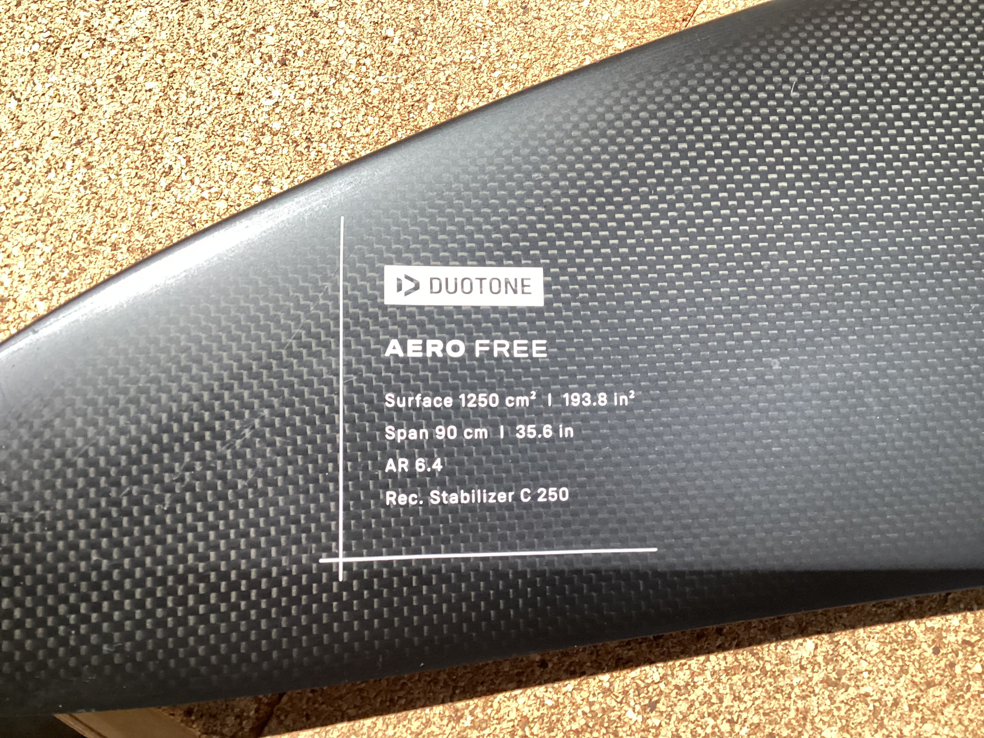 Used Duotone Wing Set Aero Free SLS 1250 / C250