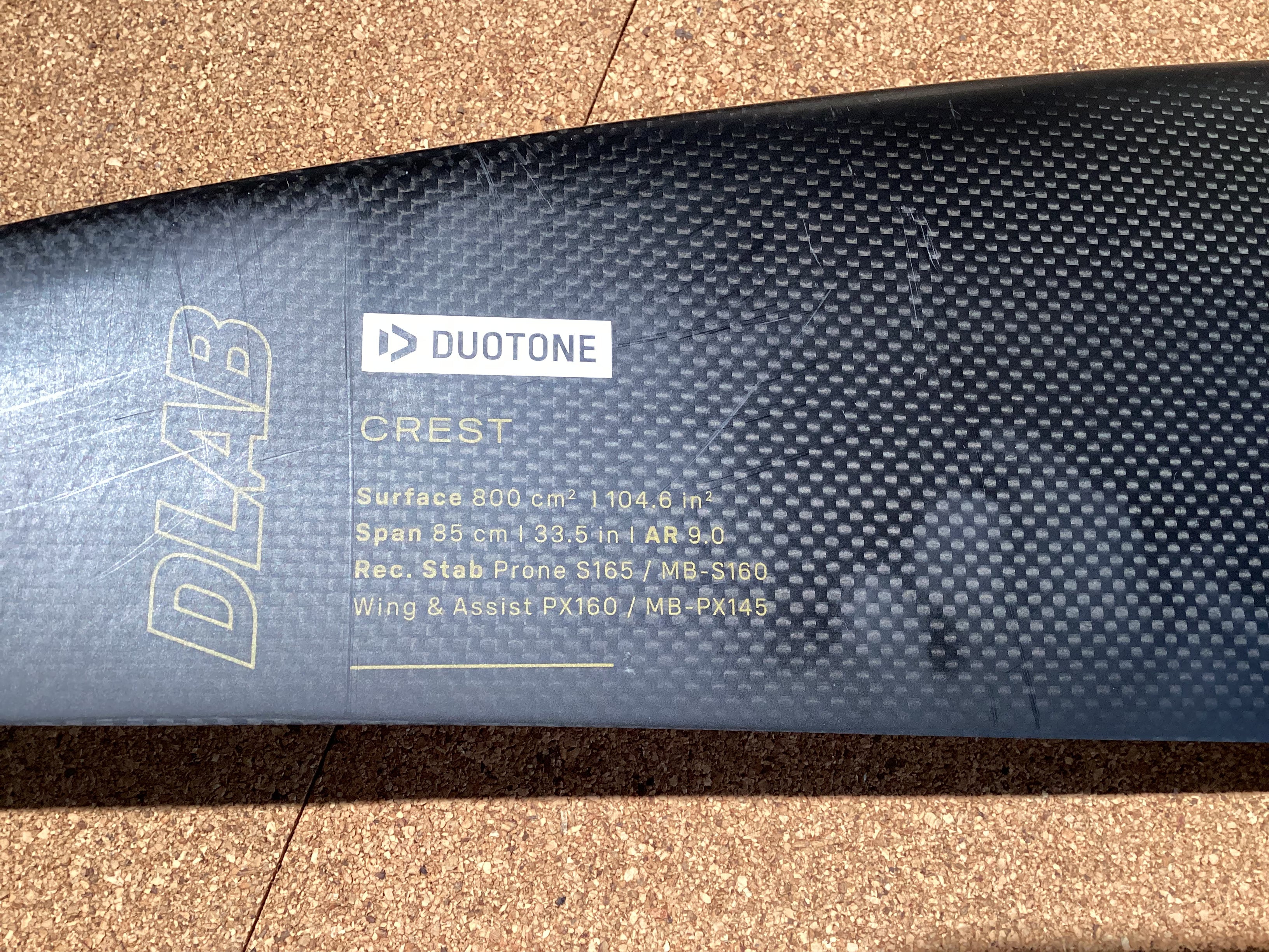 Used Duotone Crest D/LAB Front Wing 800cm2
