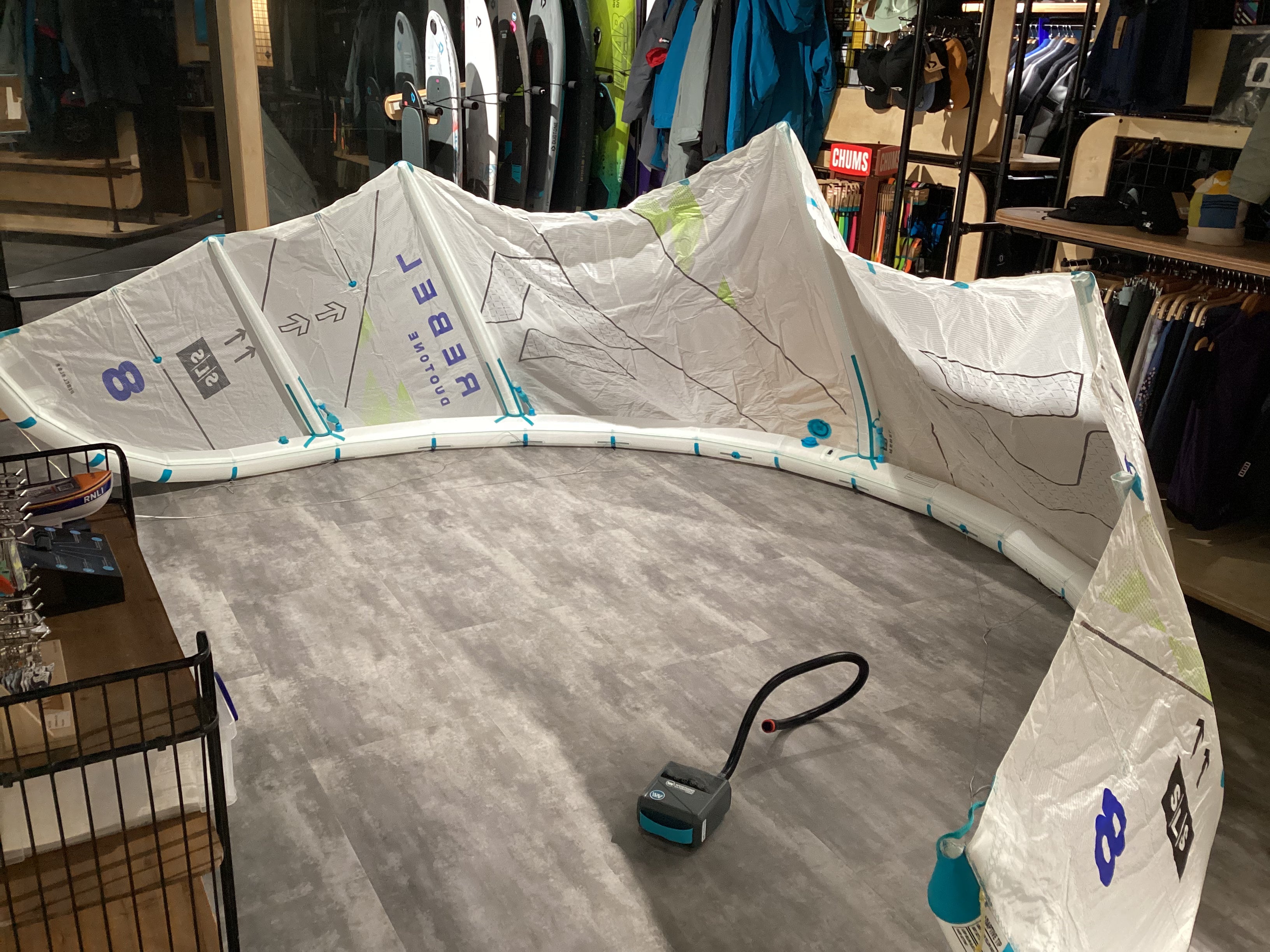 Used Duotone Rebel SLS Concept Blue 2025 8M Kite