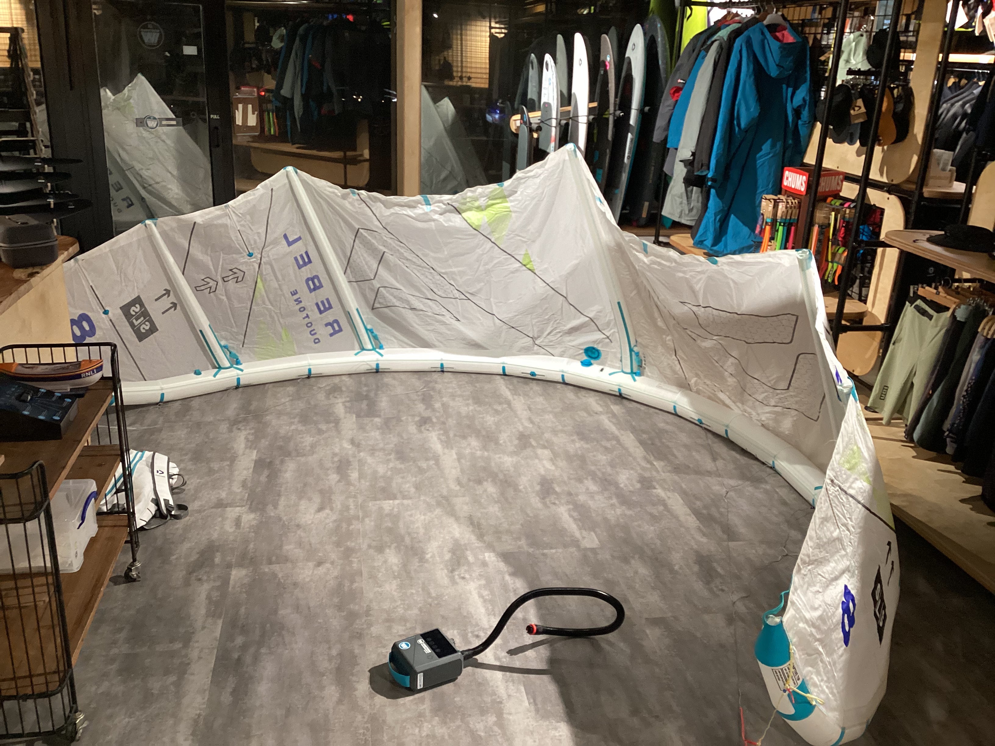 Used Duotone Rebel SLS Concept Blue 2025 8M Kite