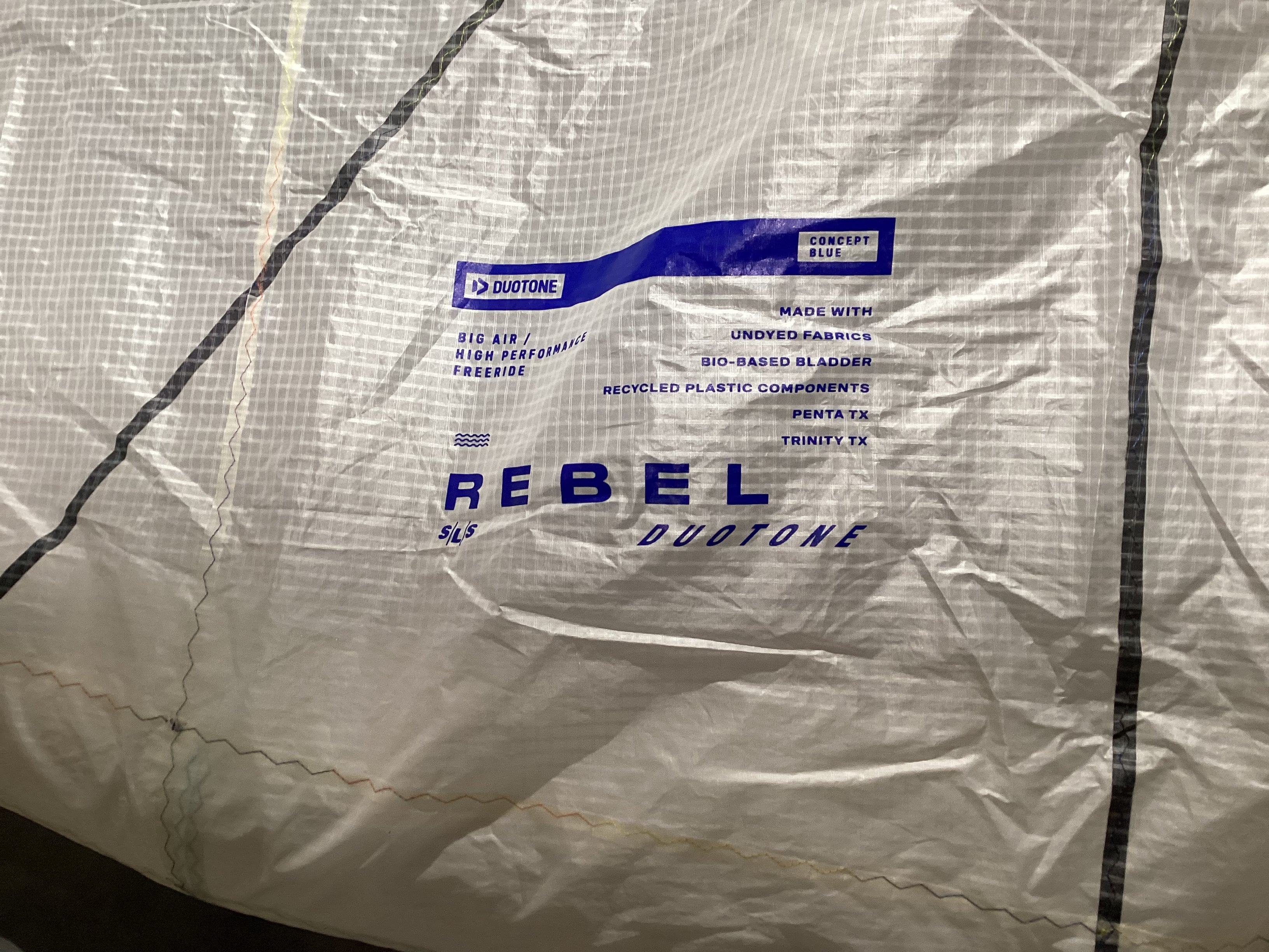Used Duotone Rebel SLS Concept Blue 2025 8M Kite