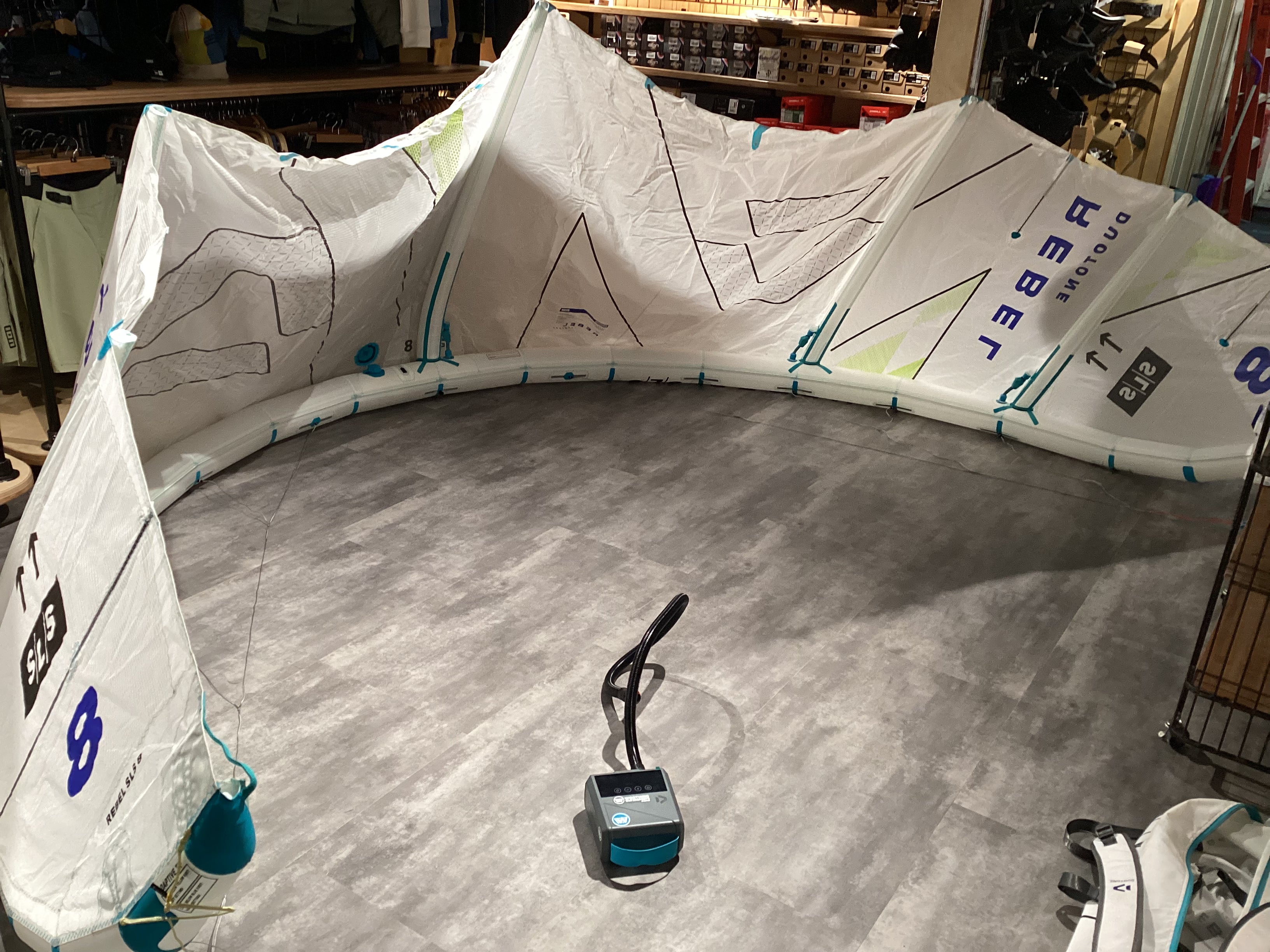 Used Duotone Rebel SLS Concept Blue 2025 8M Kite