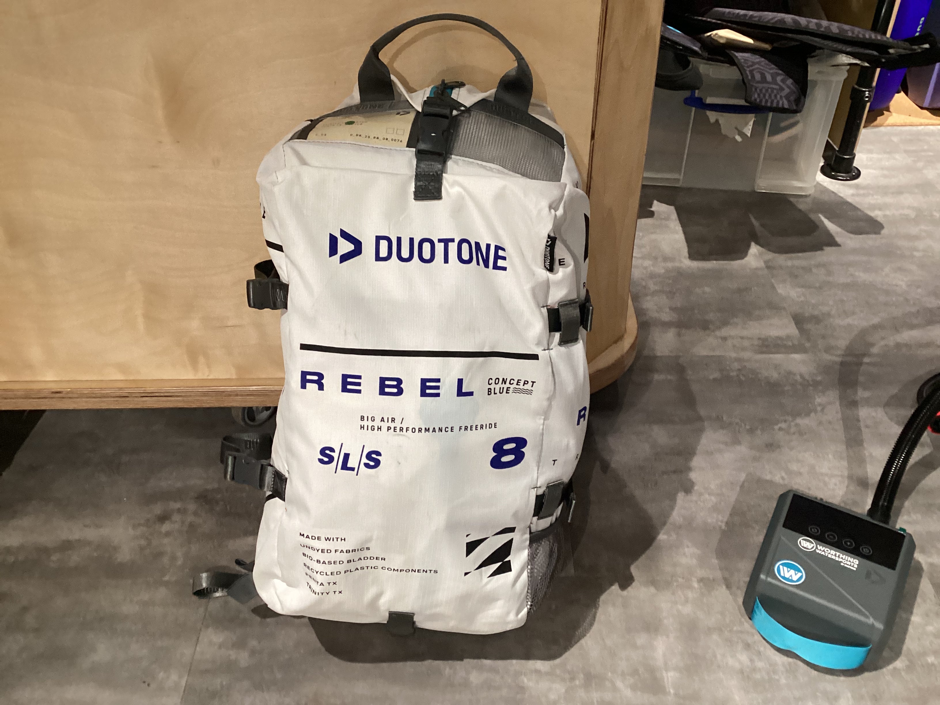 Used Duotone Rebel SLS Concept Blue 2025 8M Kite