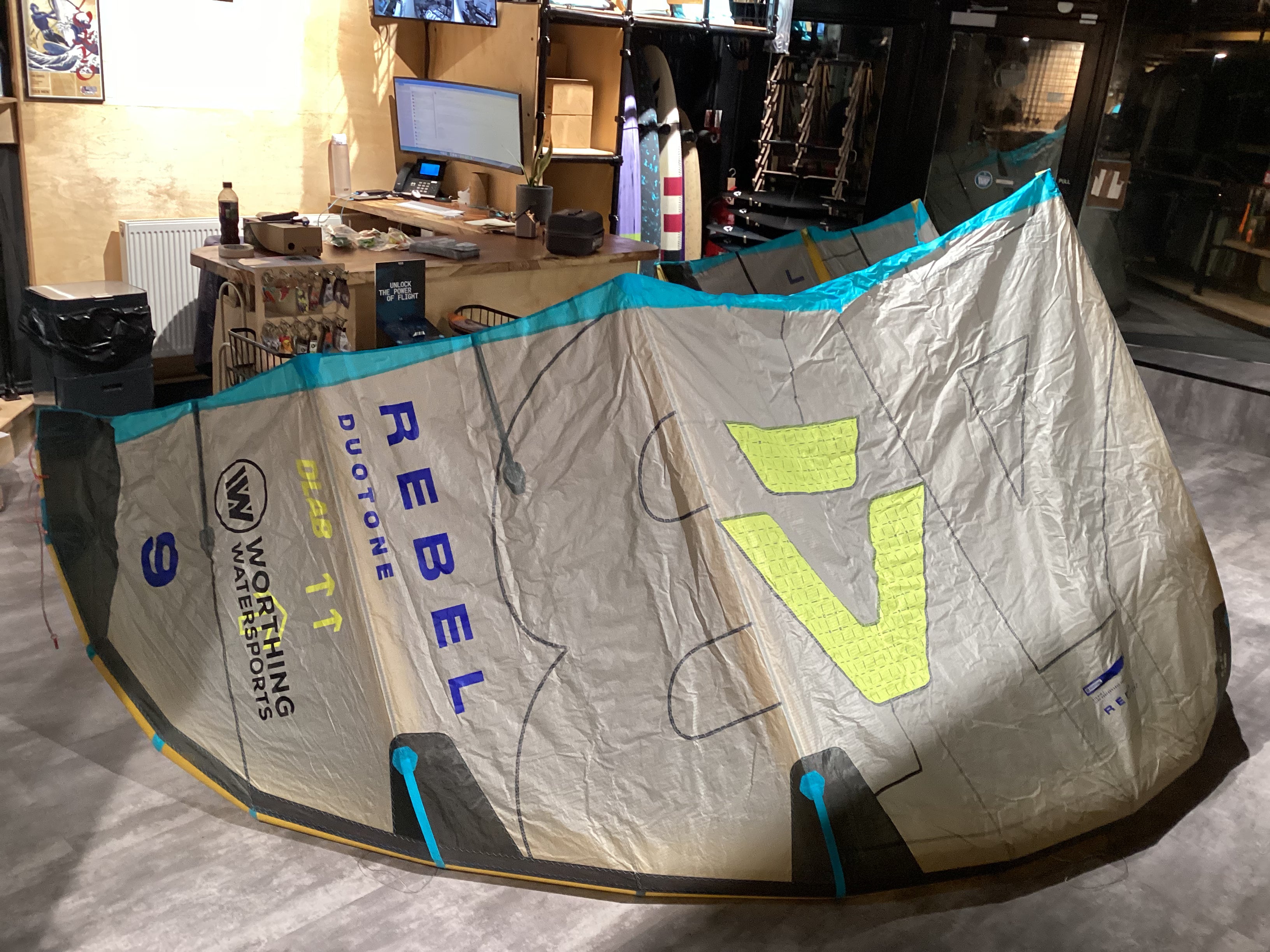 Used Duotone Kite Rebel D/Lab 2025 9m