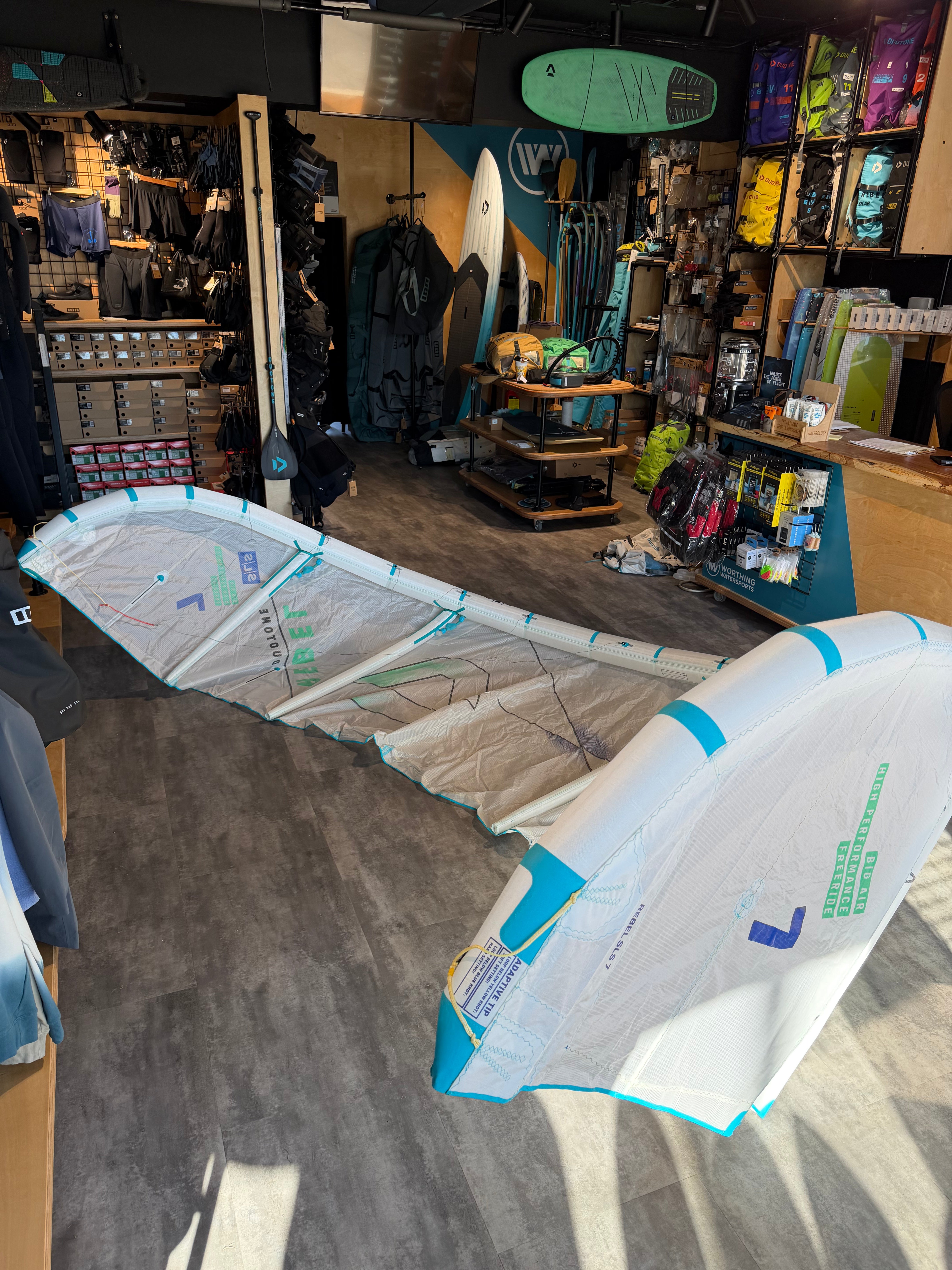 Used Duotone Rebel SLS Concept Blue 7m - Big Air Kite