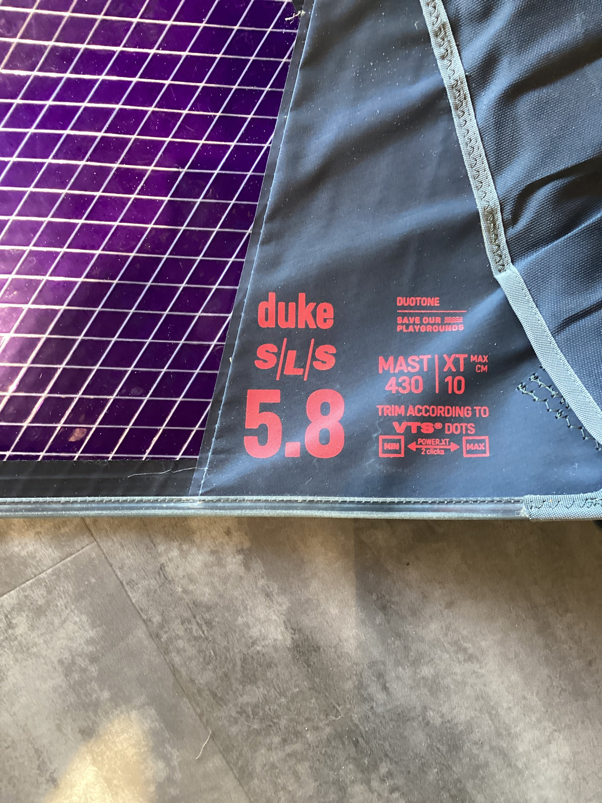 Used Duotone Sail Duke SLS 5.8 2025