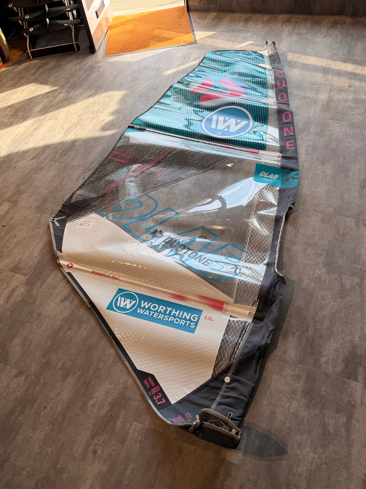 Used Duotone Super_Hero D/LAB 3.7 2026 - Windsurfing Wave Sail