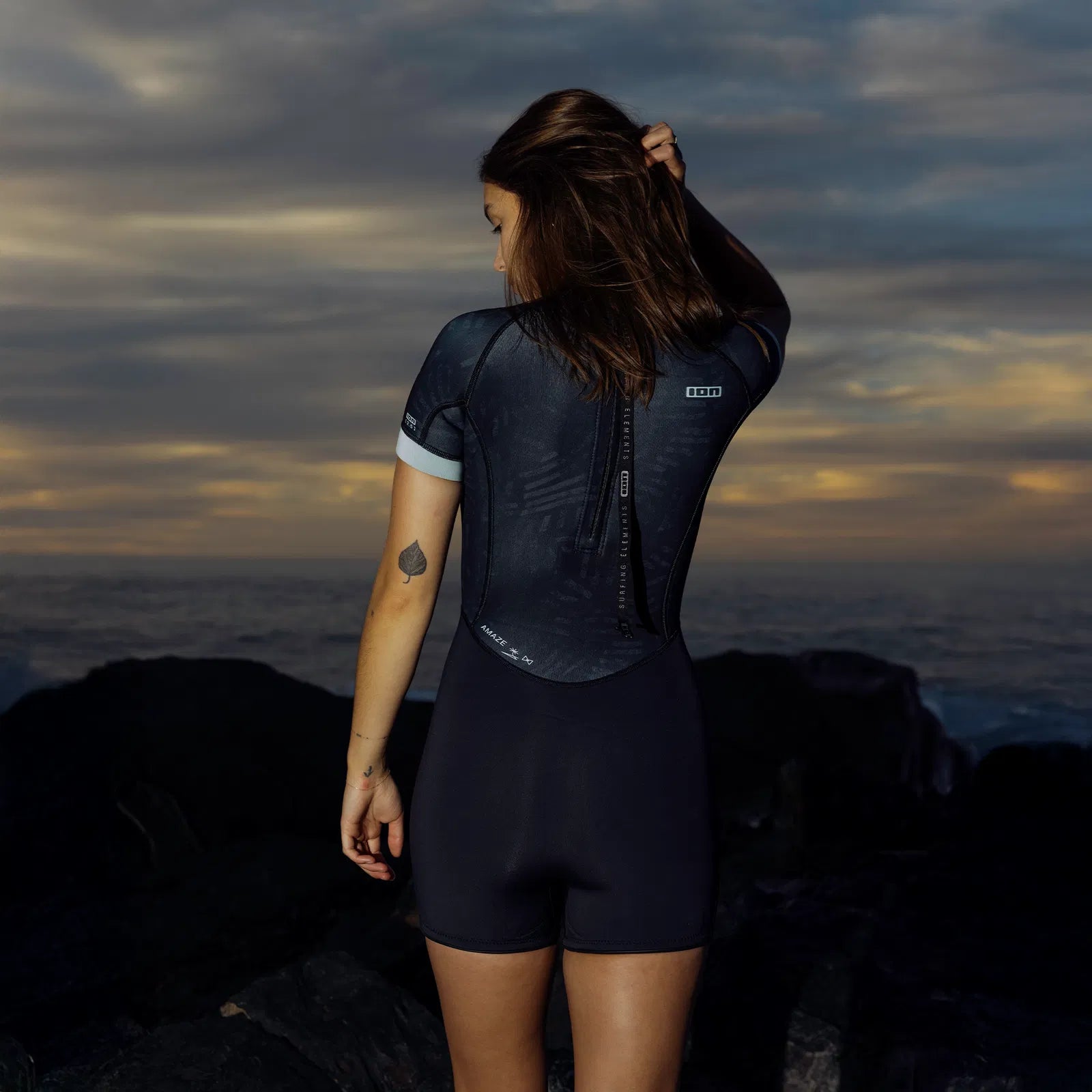 ION Amaze Shorty 2.5 Short Sleeve Back Zip women