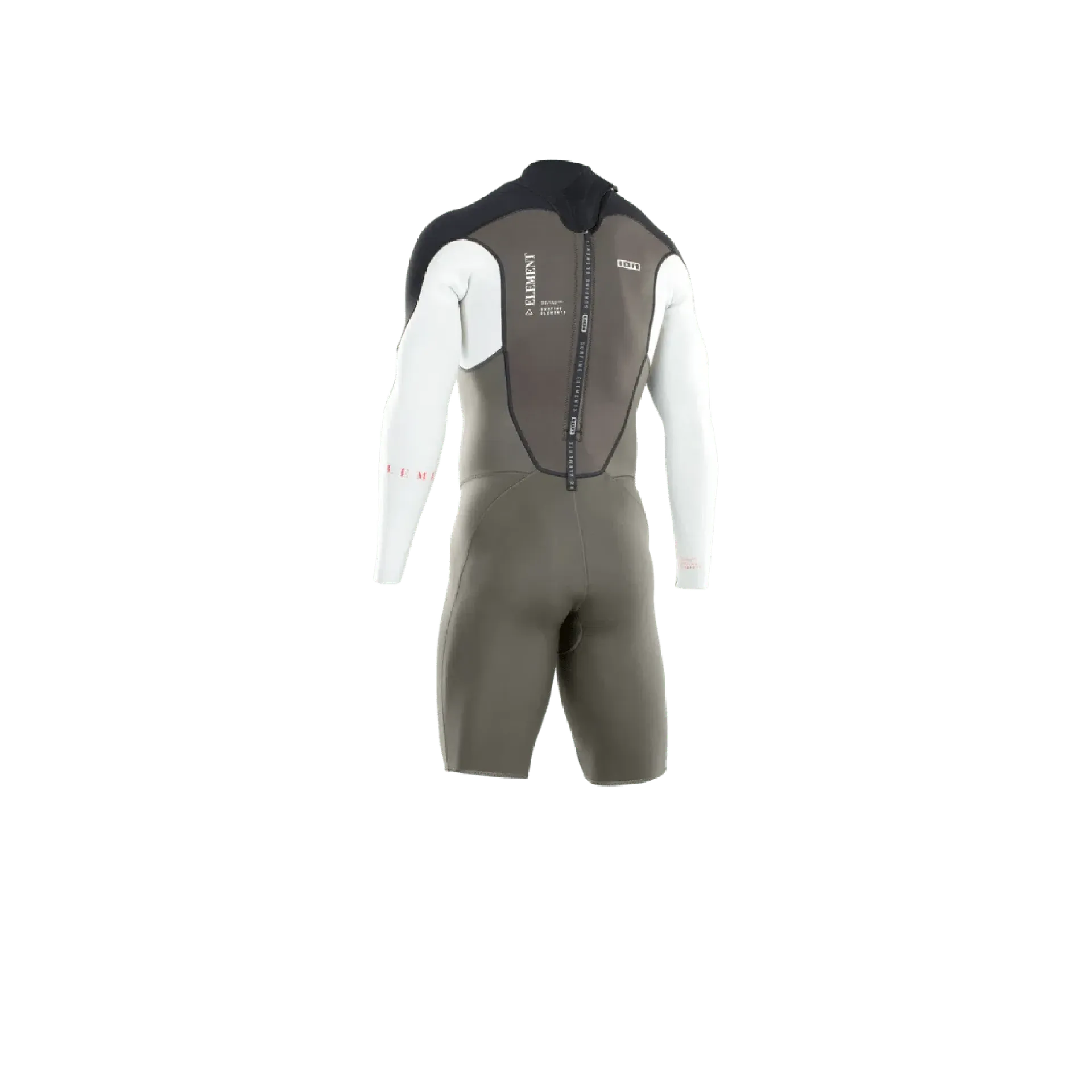 ION Men Wetsuit Element 2/2 Shorty Longsleeve Back Zip 2022