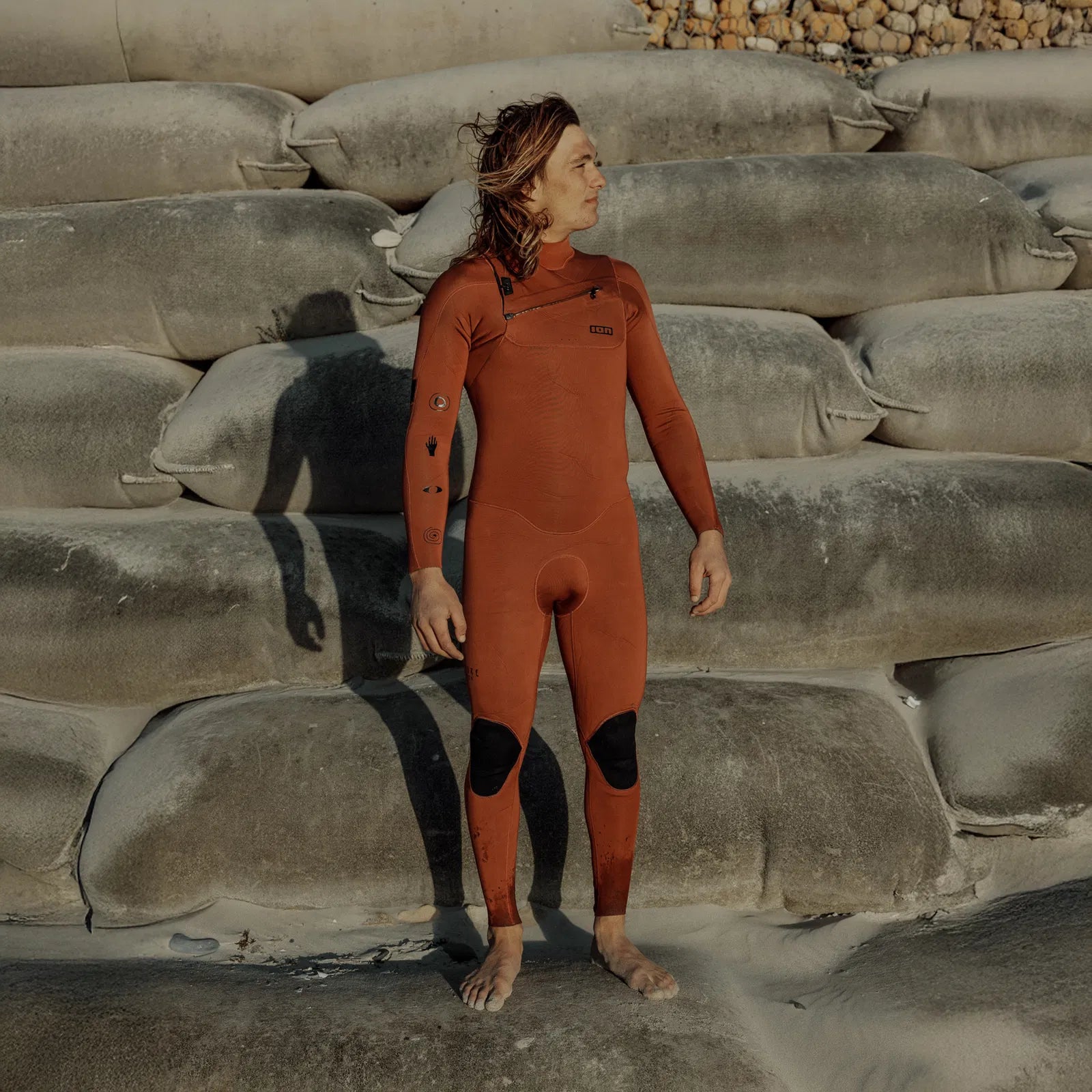 ION Men Wetsuit Seek Core 5/4 Front Zip