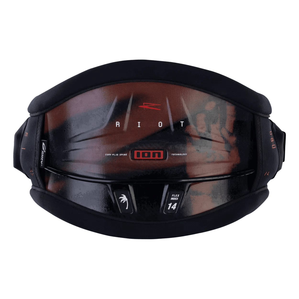 ION Riot Curve Kite Waist Hardshell Harness