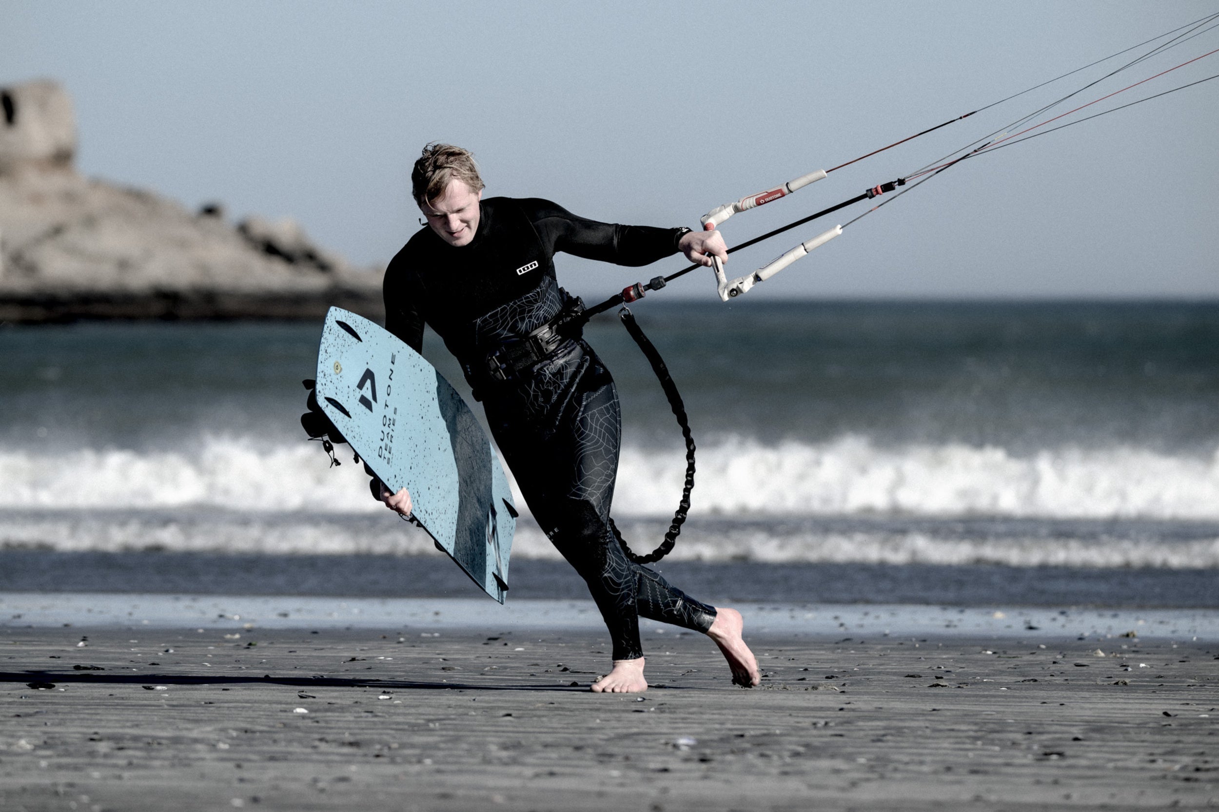 ION Riot Curve Kite Waist Hardshell Harness