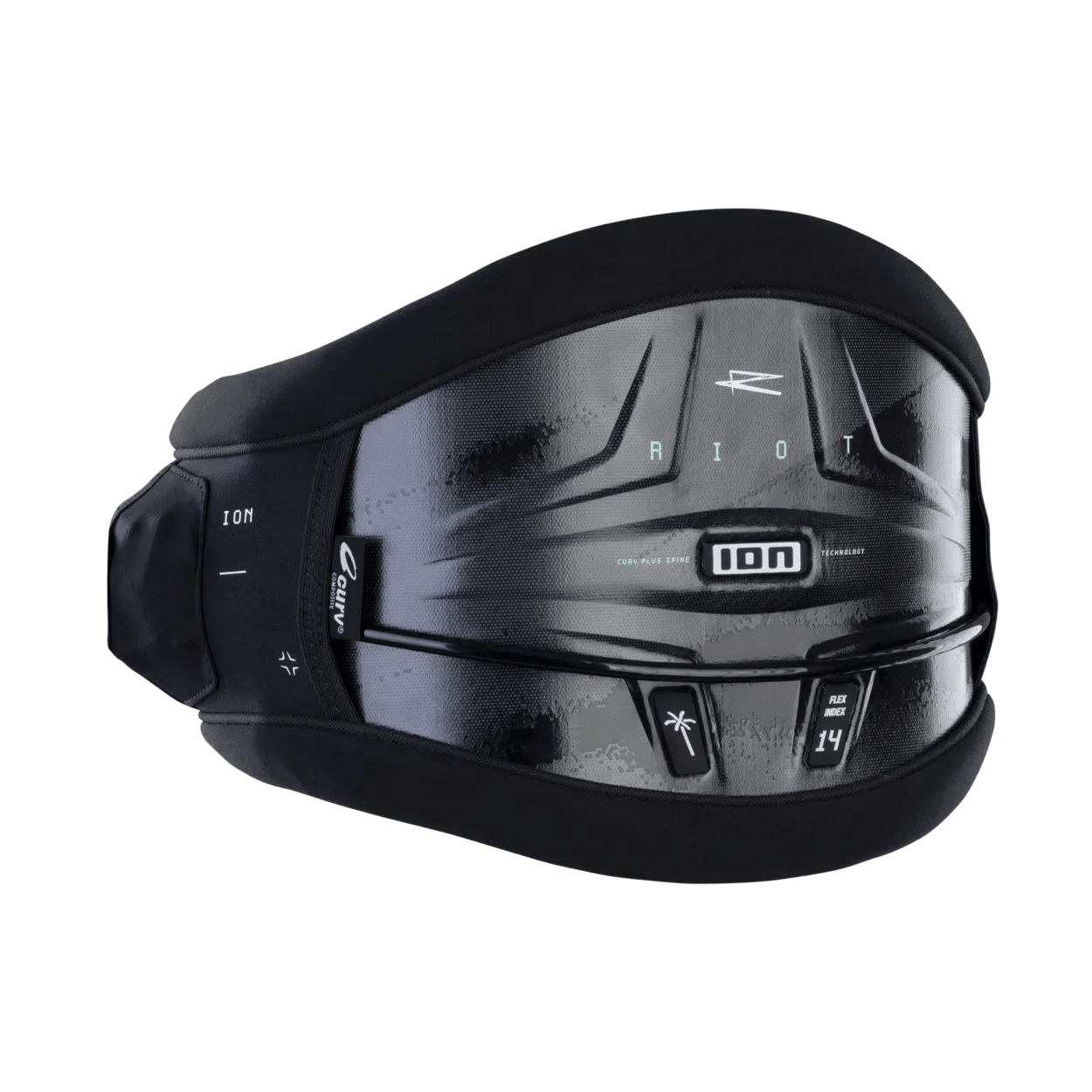 ION Riot Curve Kite Waist Hardshell Harness