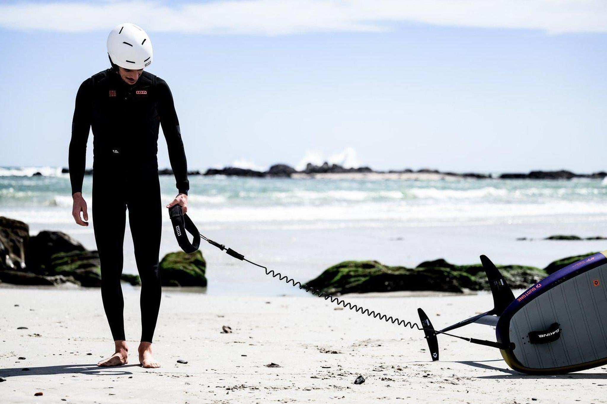 ION Wing/SUP Leash Core Coiled Hip Waist 2024