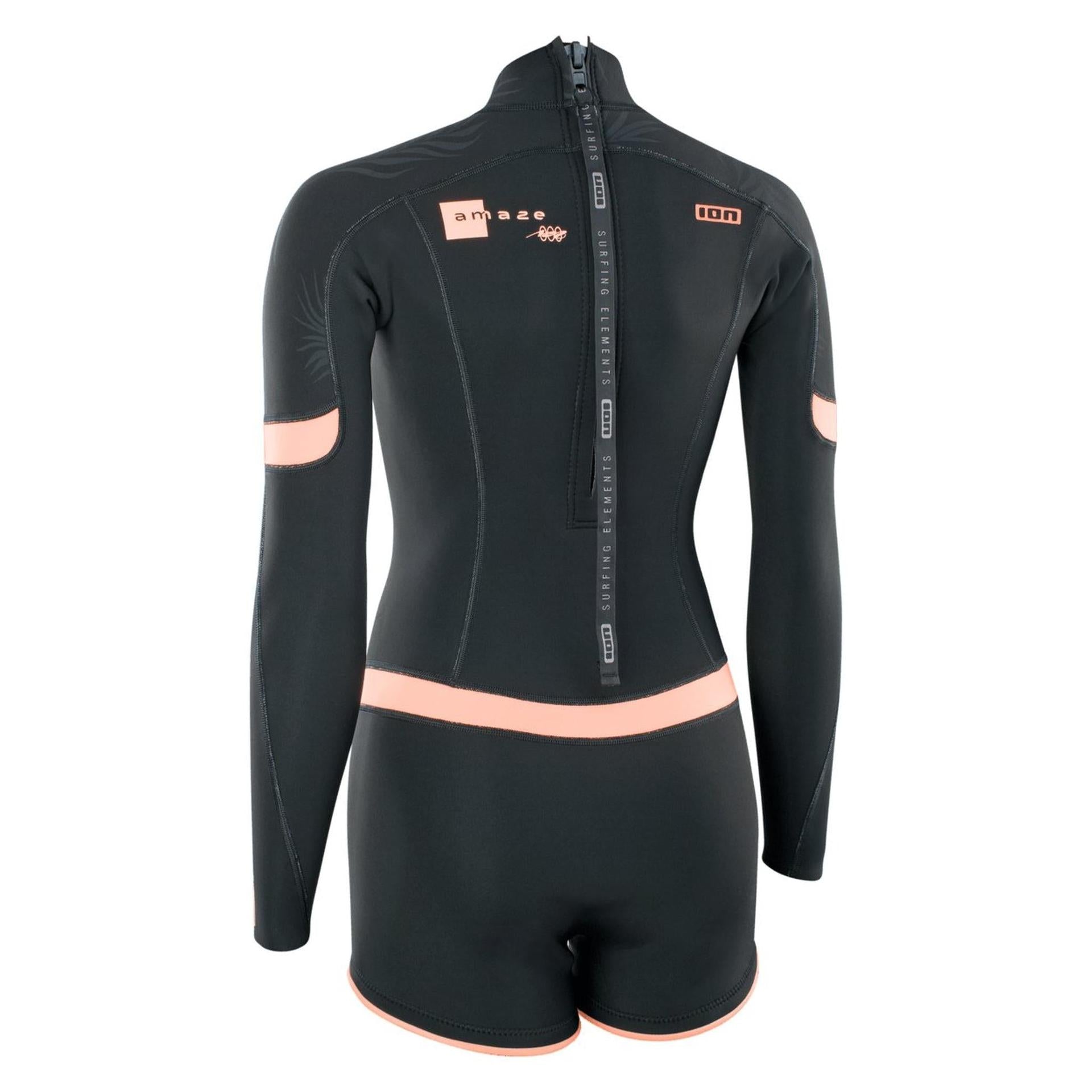 ION Women Wetsuit Amaze Shorty 2.0 Longsleeve Back Zip 2023