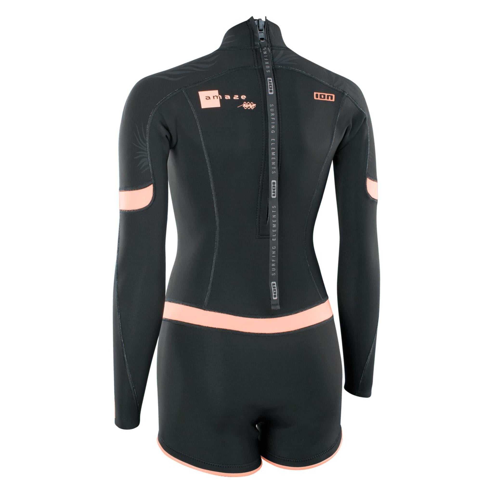 ION Women Wetsuit Amaze Shorty 2.0 Longsleeve Back Zip 2023
