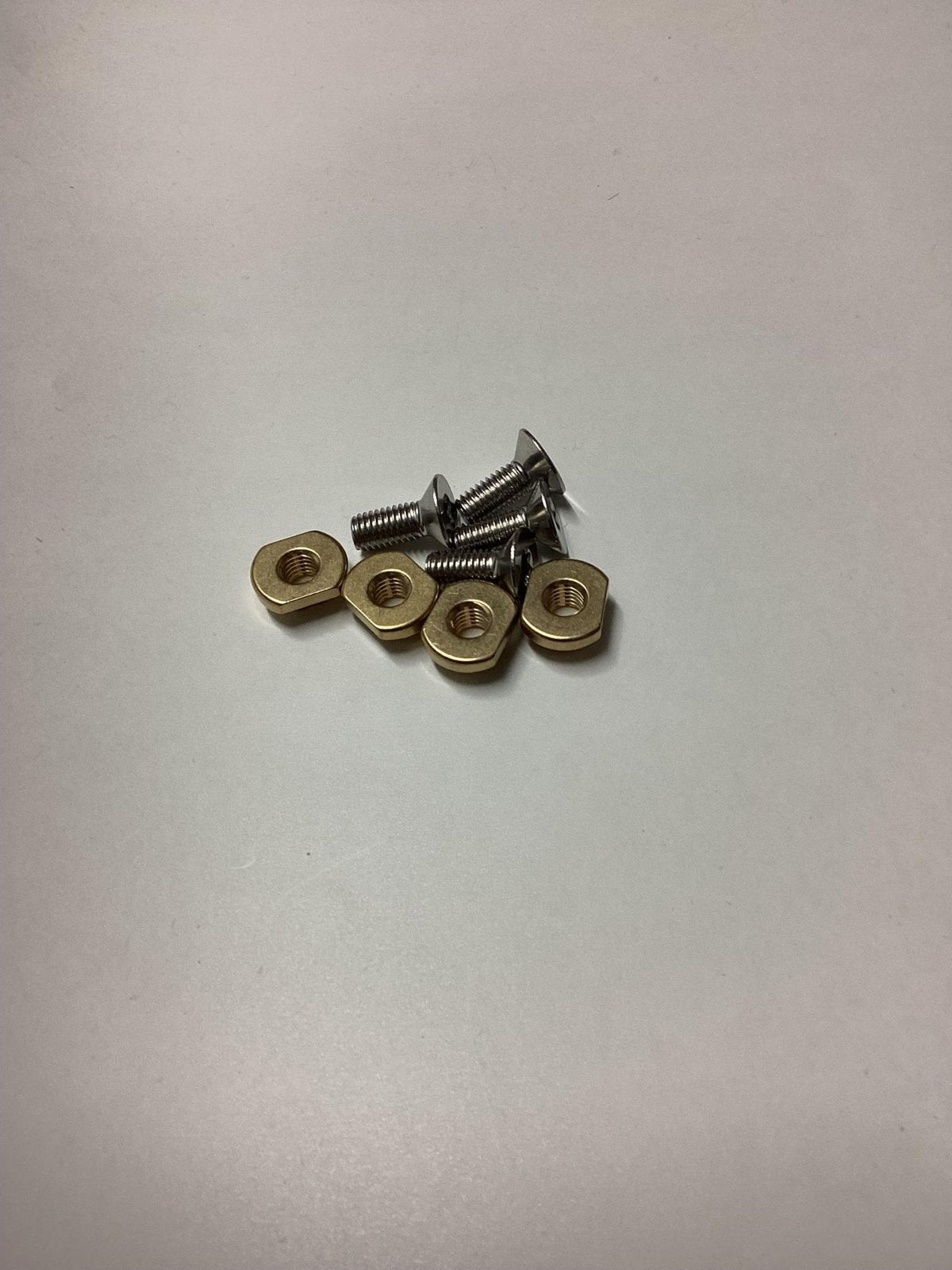 M6 Foil Mounting Brass Track Nut Set