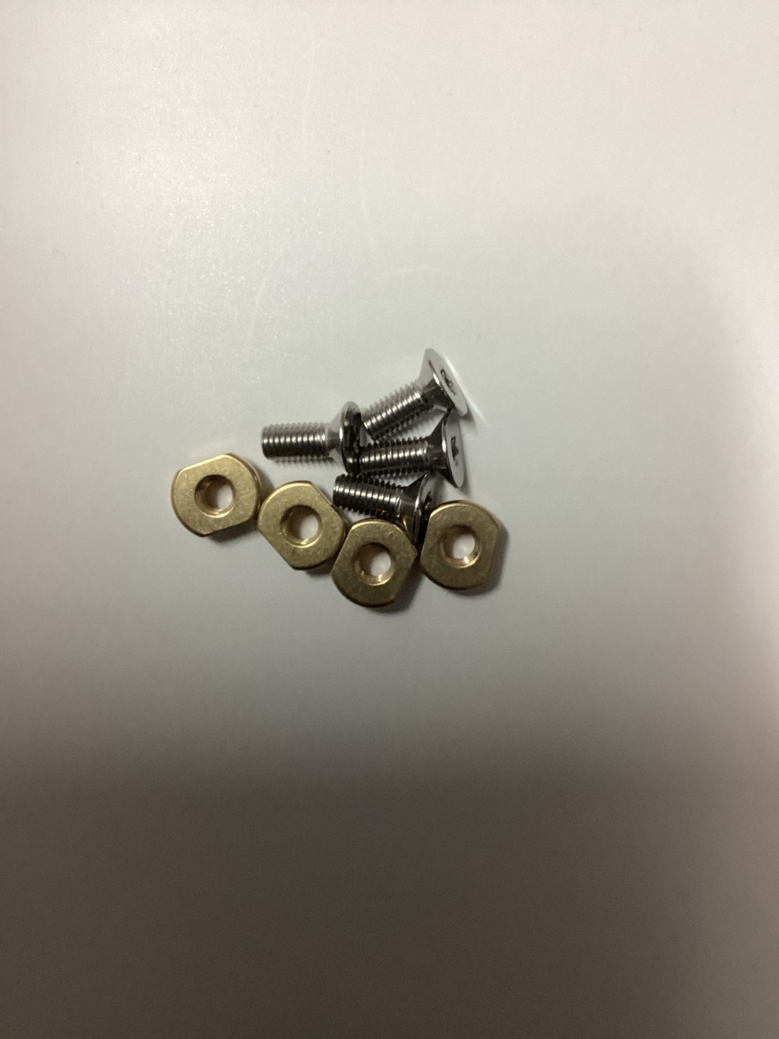 M6 Foil Mounting Brass Track Nut Set