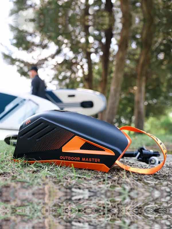 Outdoor Master Shark 3 Electric SUP Pump 20psi Battery Powered Portable Electric Stand Up Paddle iSUP, wing, Kite and Kayak