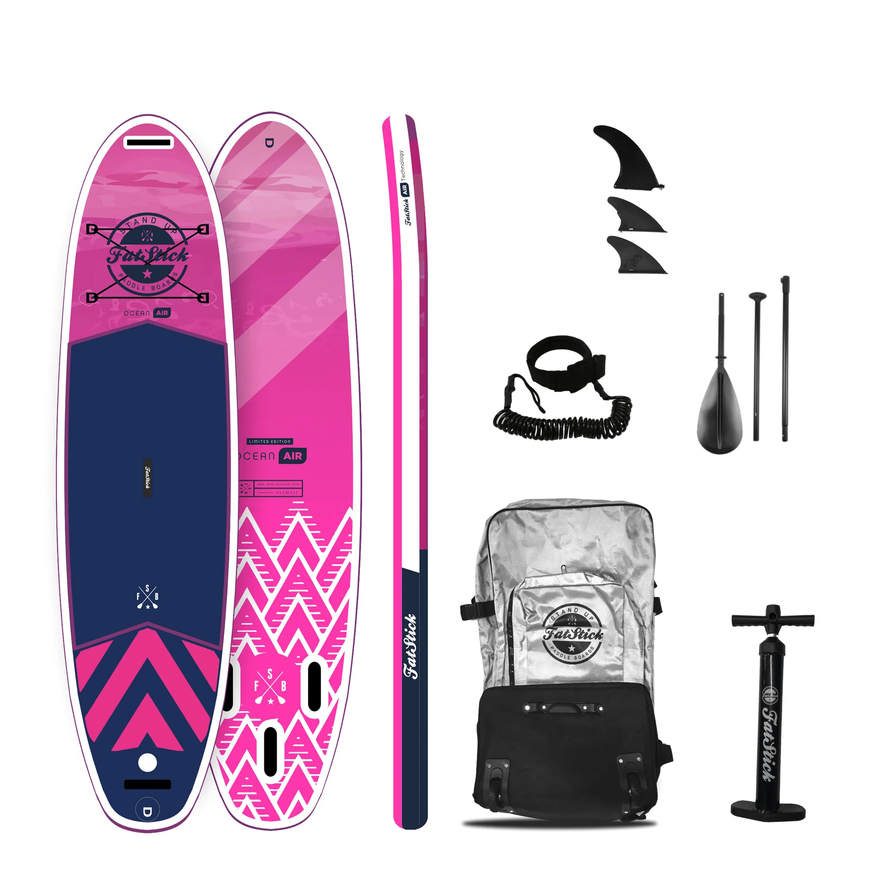 Pure Art 10’6 Inflatable Paddle Board SUP Package