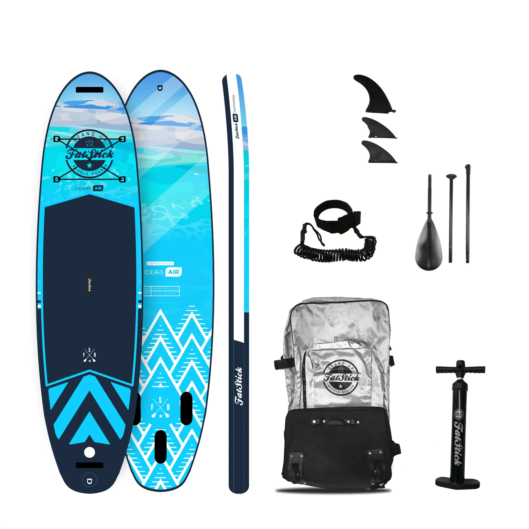 Pure Art 10’6 Inflatable Paddle Board SUP Package